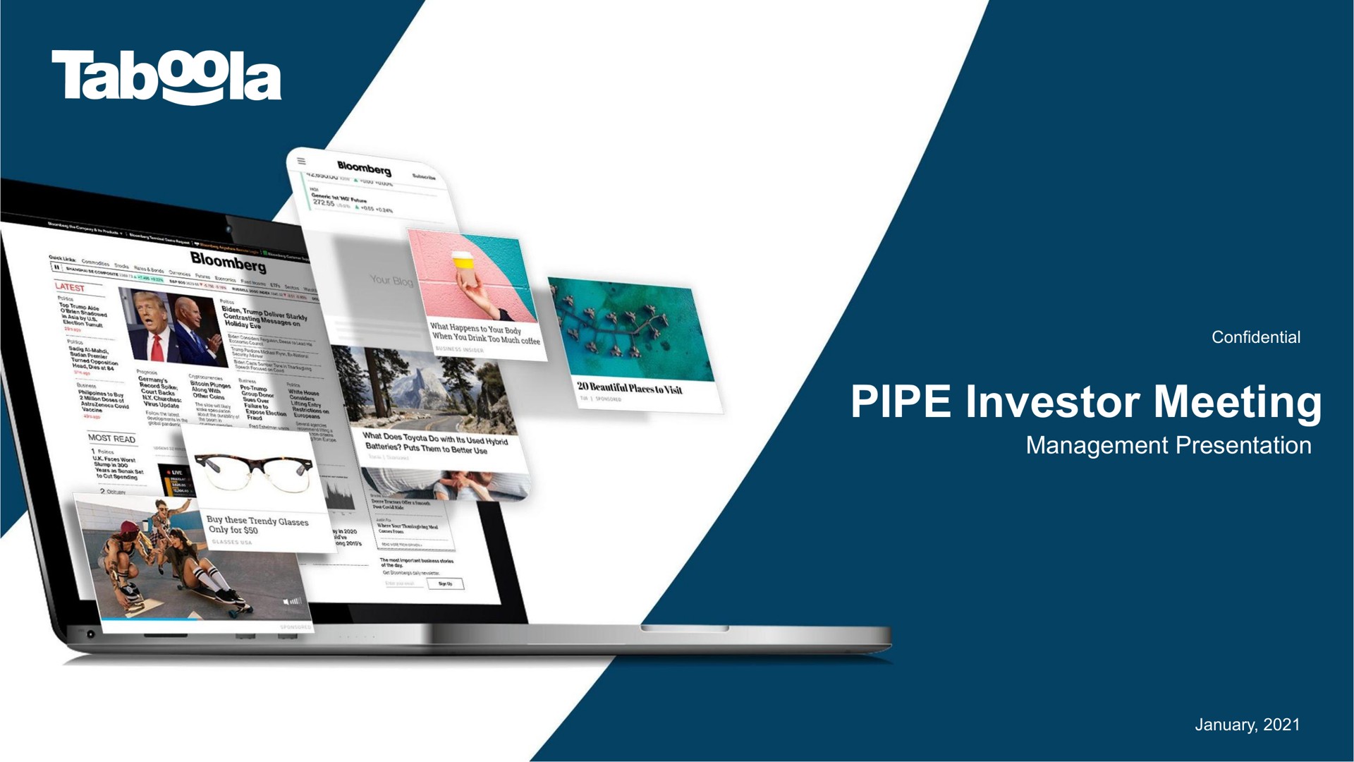 pipe investor meeting | Taboola