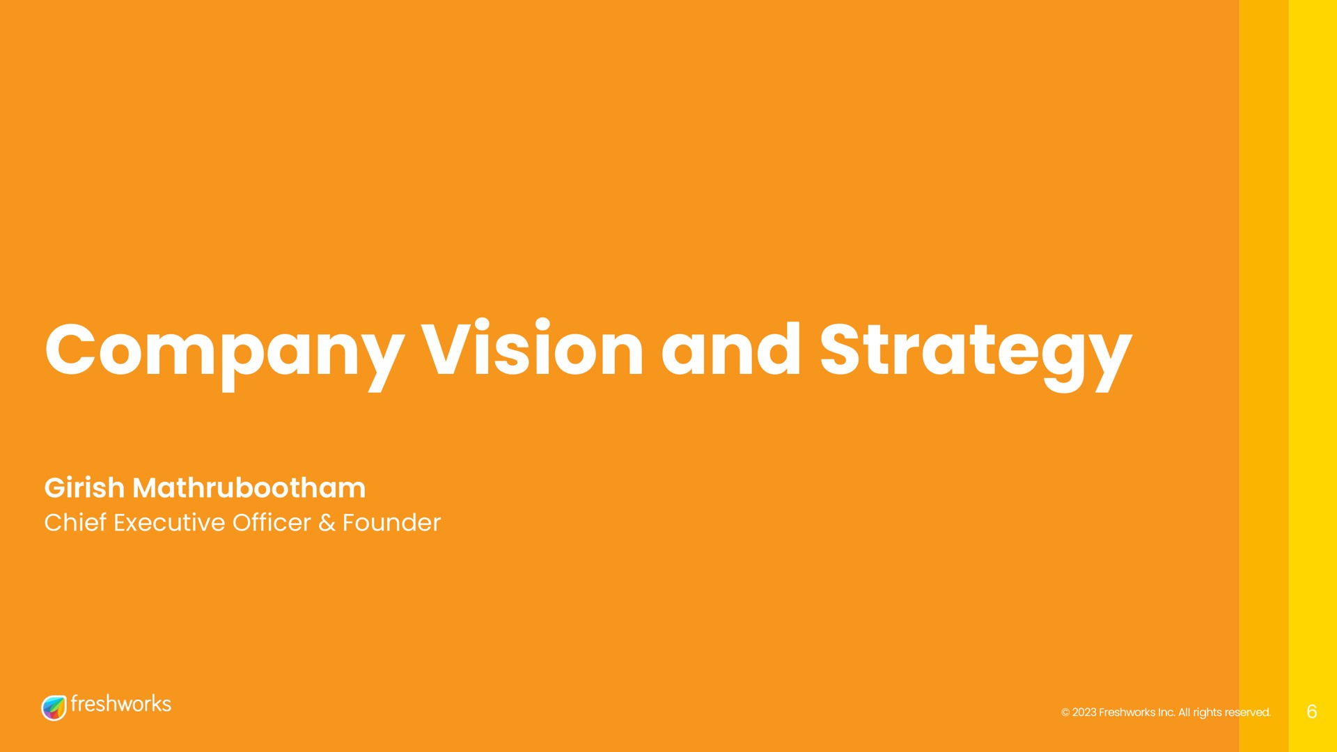 company vision and strategy | Freshworks