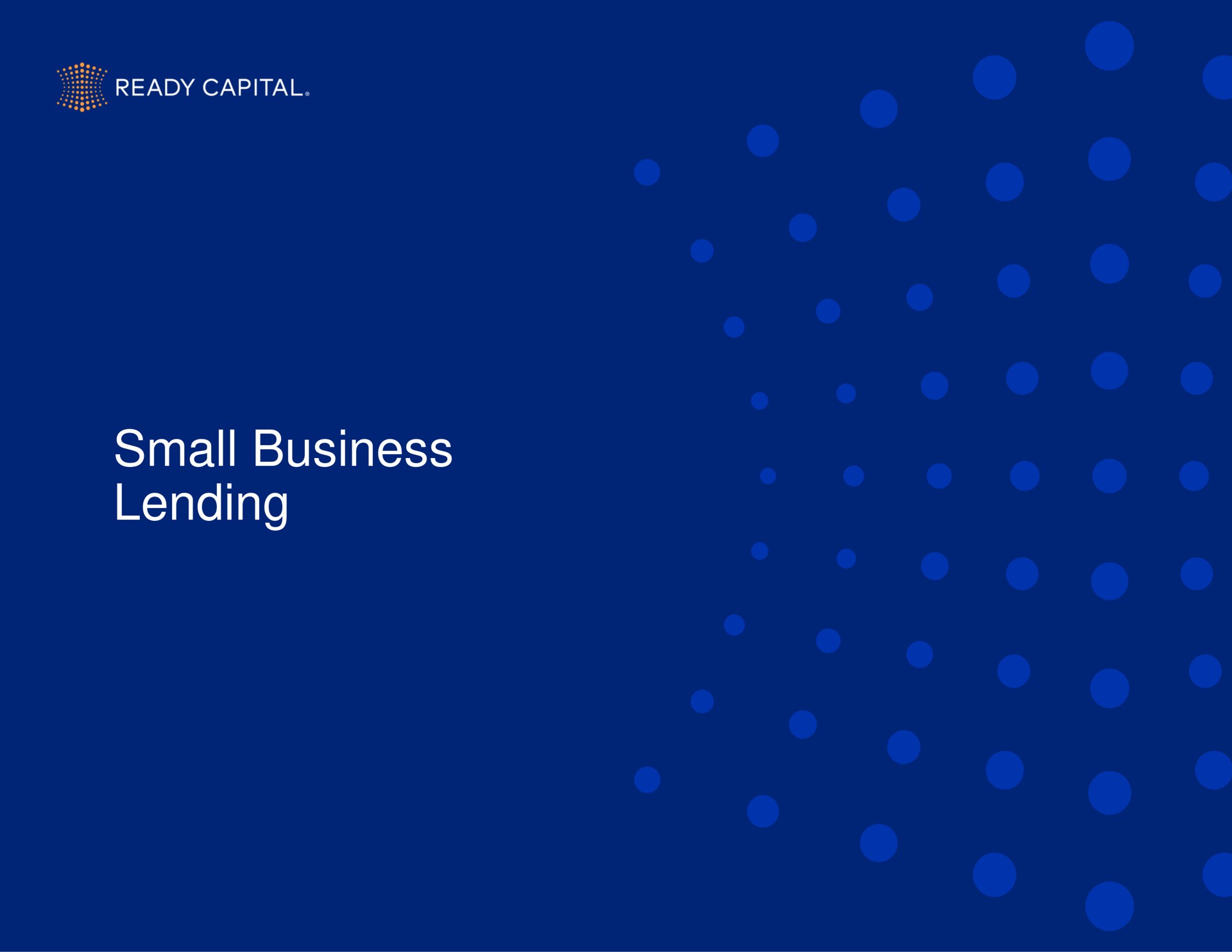 small business lending | Ready Capital