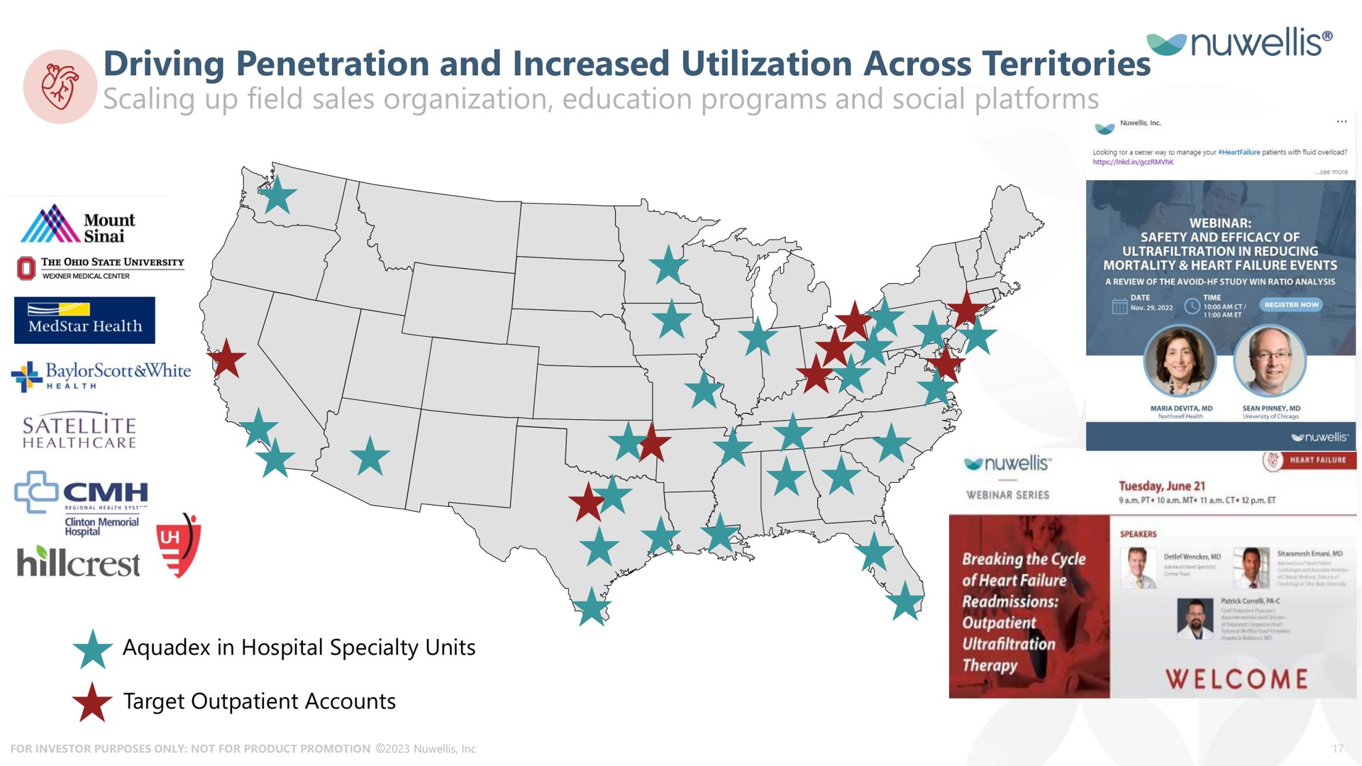 driving penetration and increased utilization across territories or | Nuwellis