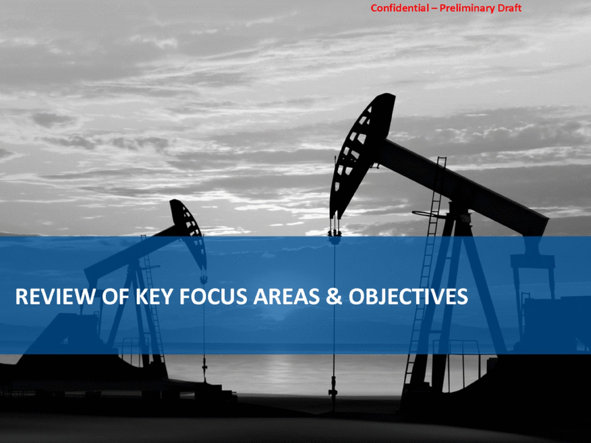 review of key focus areas objectives a | Baird