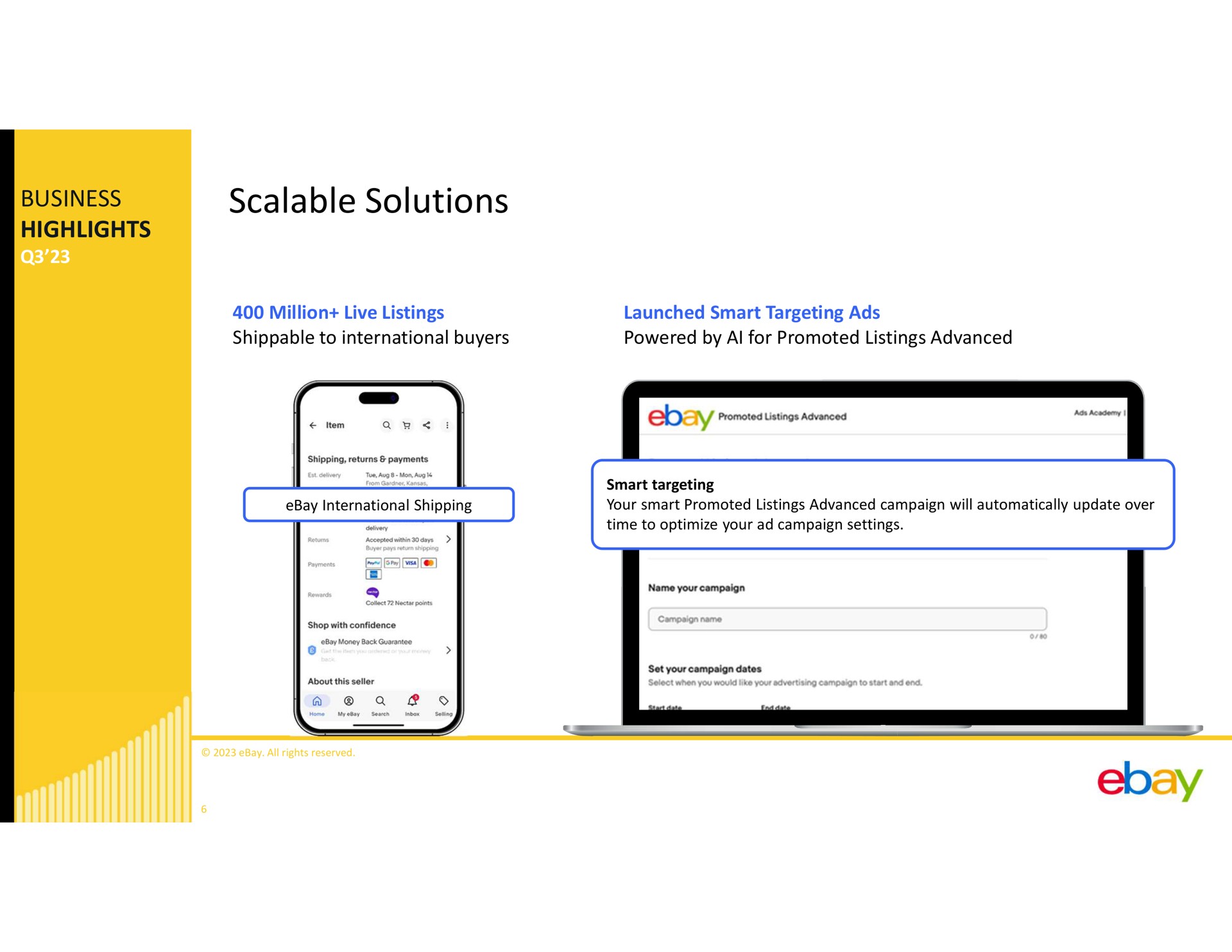 business highlights scalable solutions | eBay