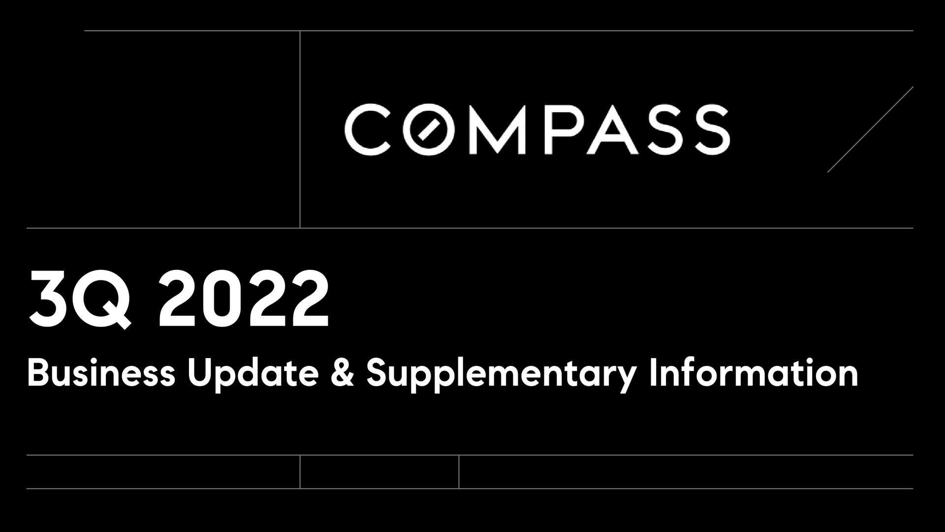 business update supplementary information compass a | Compass