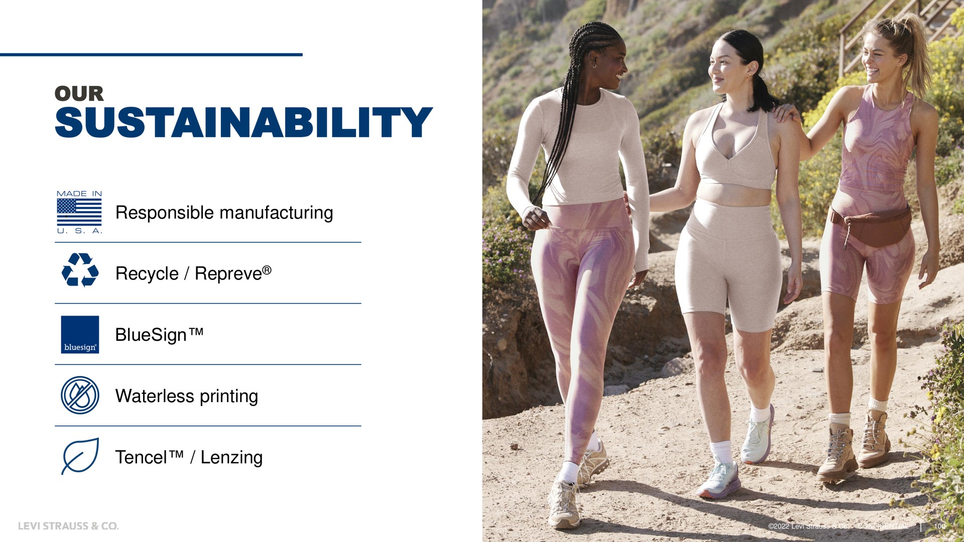 our responsible manufacturing recycle waterless printing | Levi Strauss