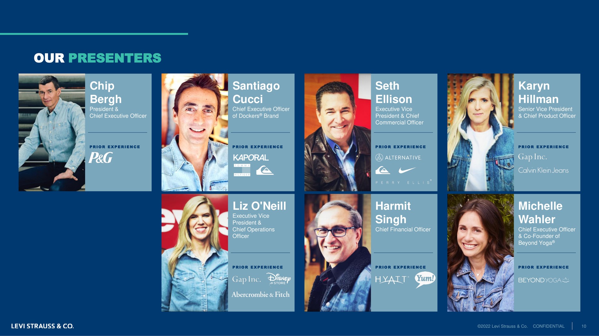 our presenters | Levi Strauss