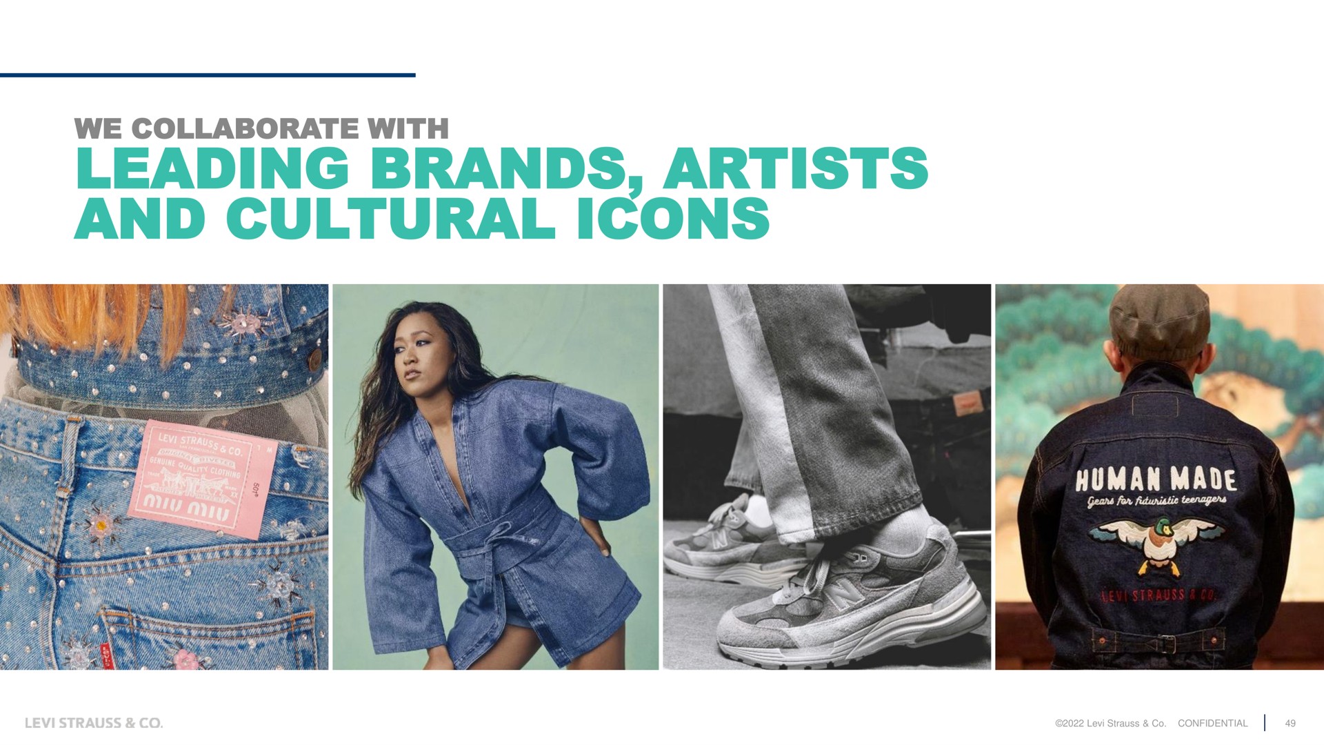 we collaborate with leading brands artists and cultural icons | Levi Strauss