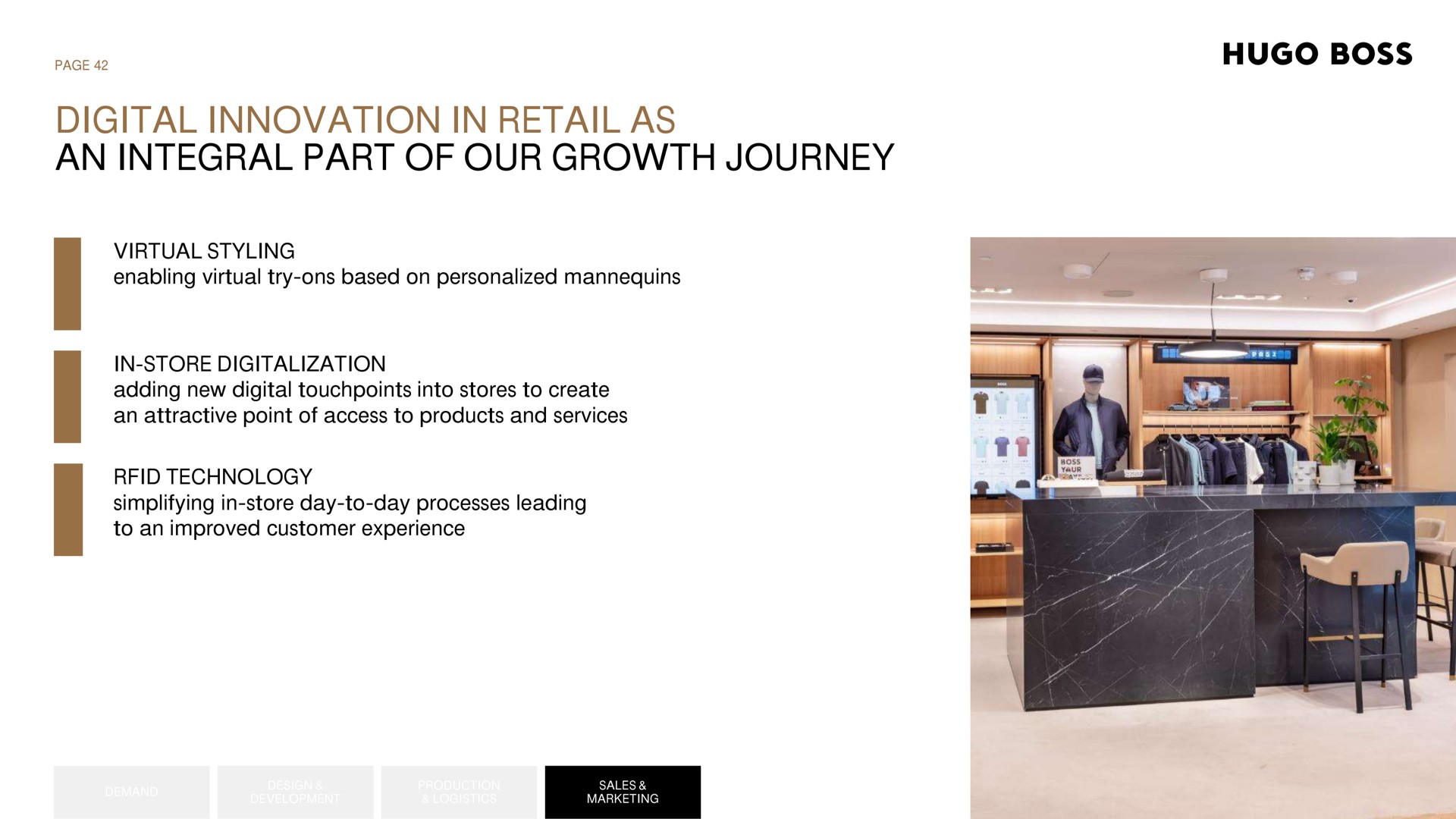 digital innovation in retail as an integral part of our growth journey boss | Hugo Boss