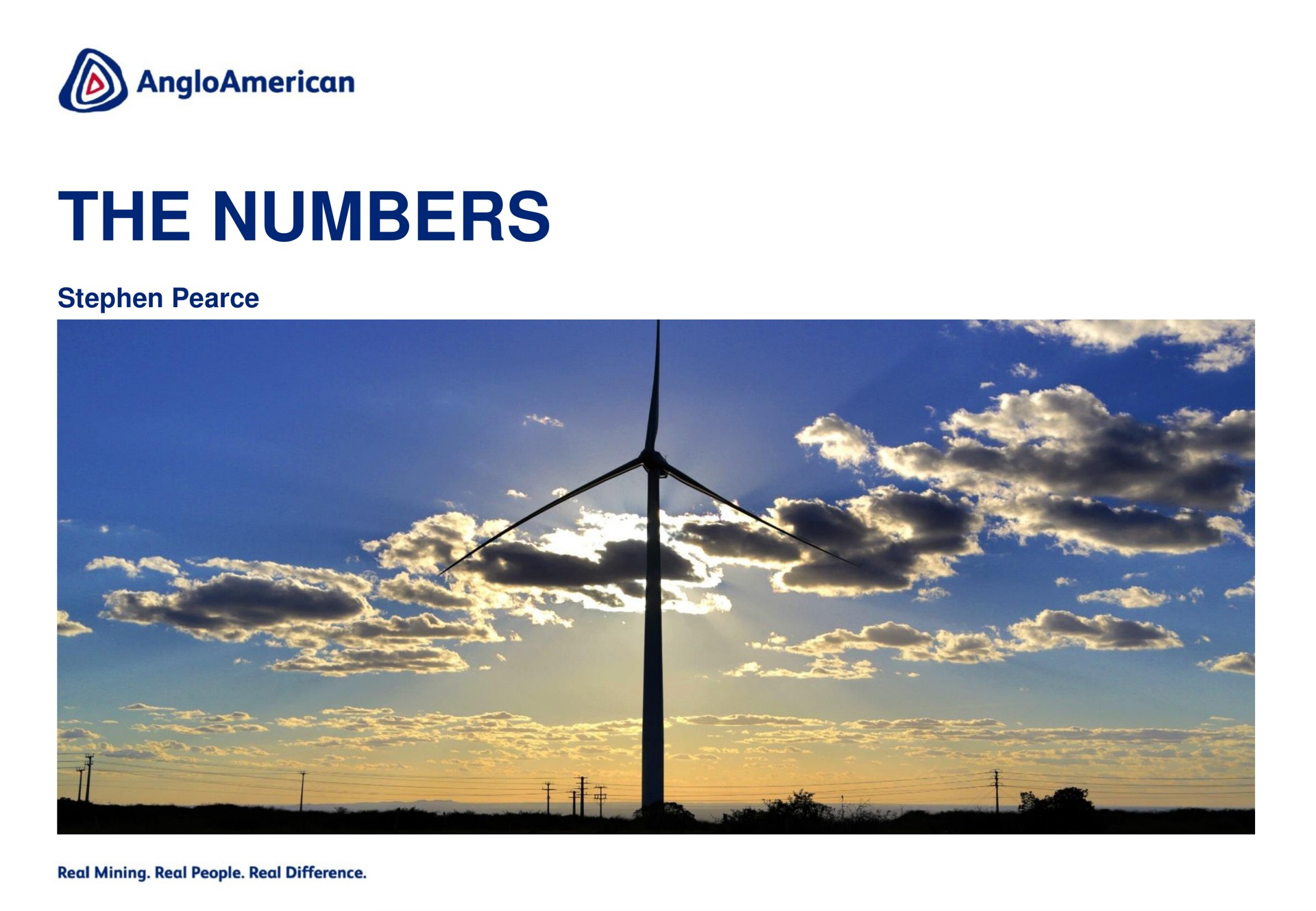 the numbers | AngloAmerican