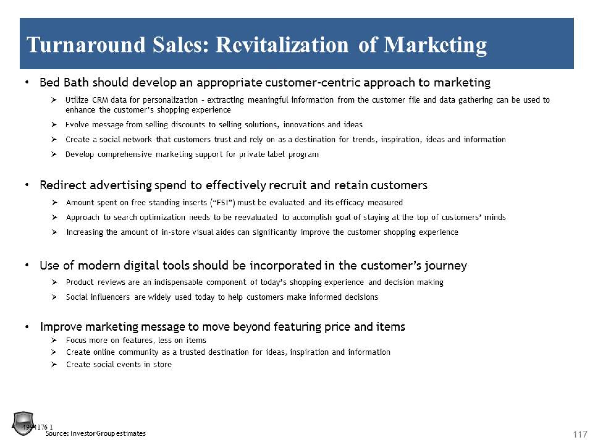 turnaround sales revitalization of marketing | Legion Partners