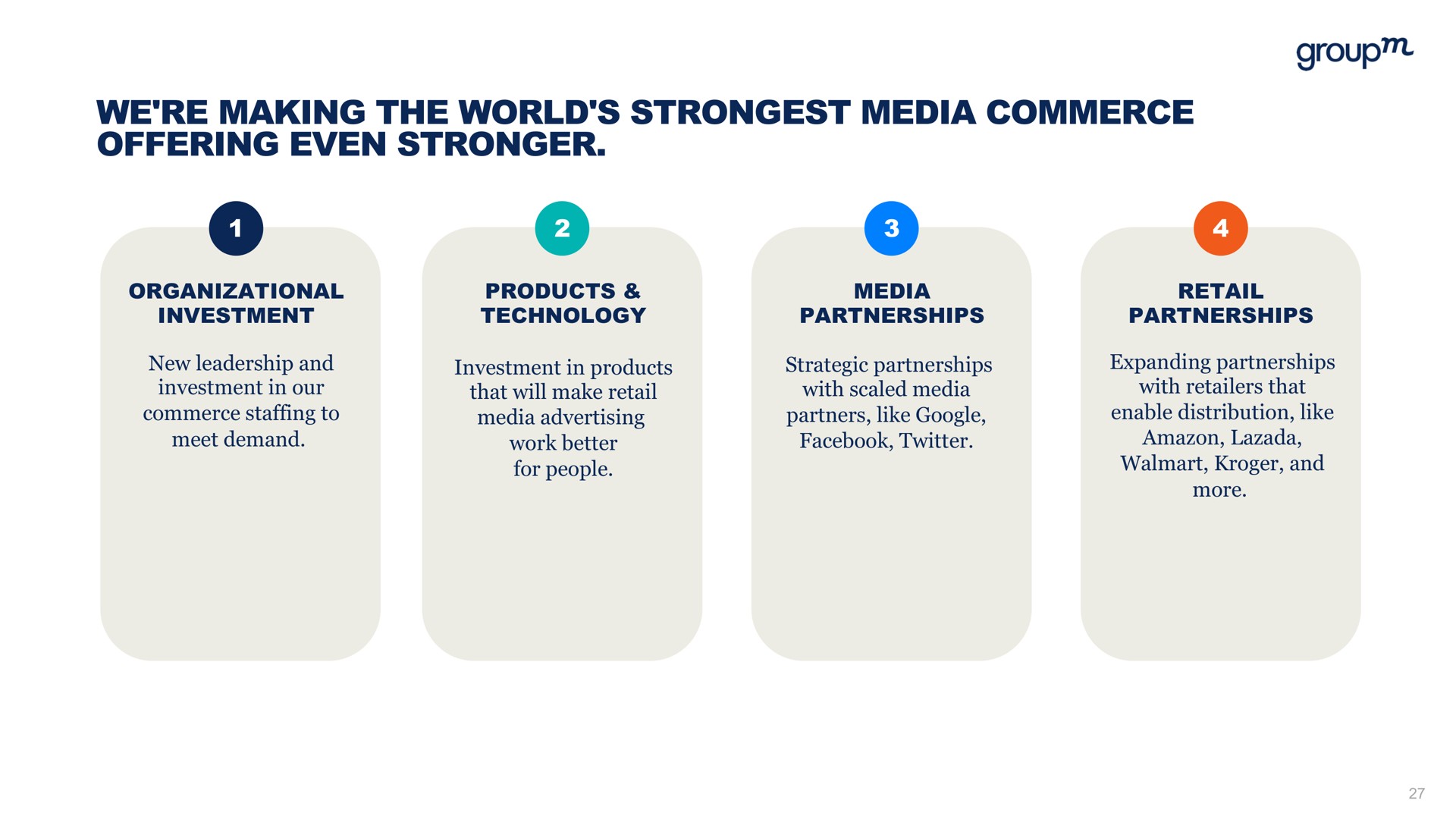 we making the world media commerce offering even group | WPP