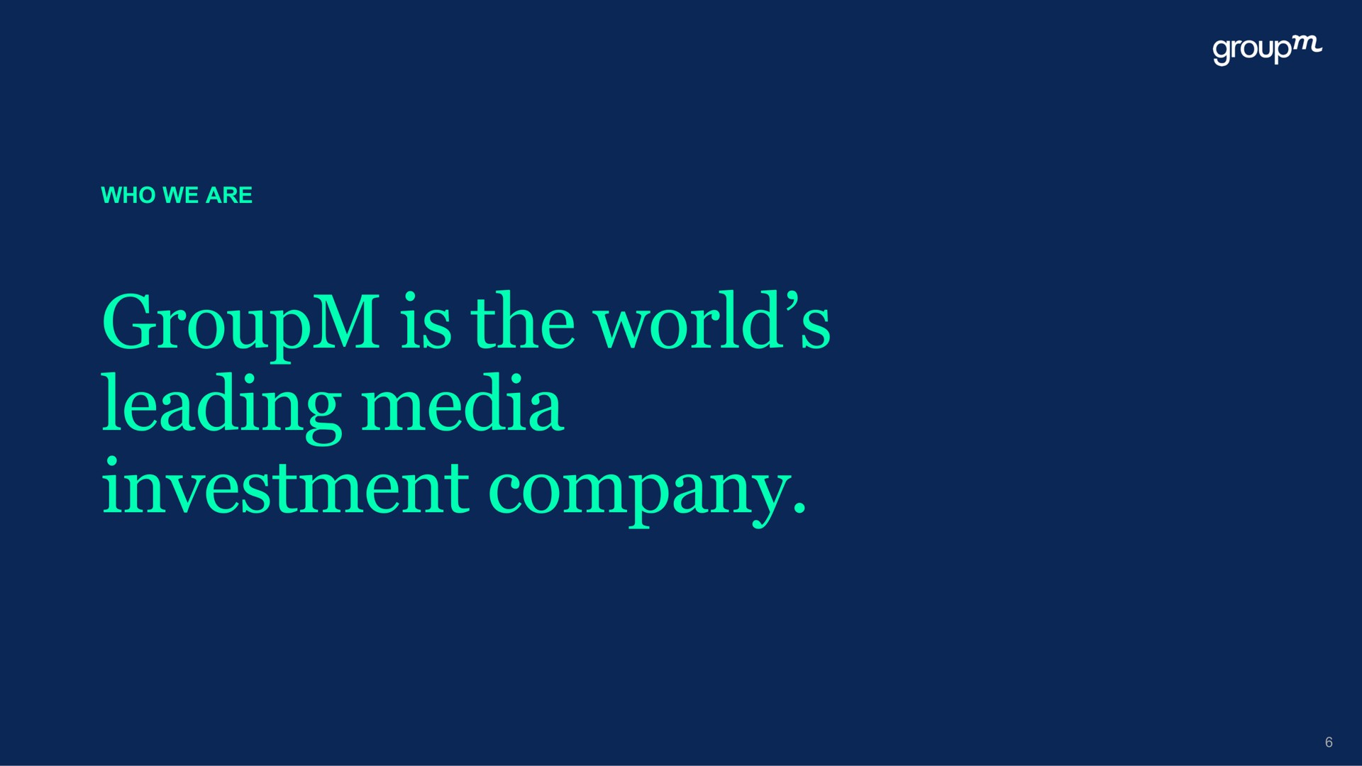 is the world leading media investment company | WPP