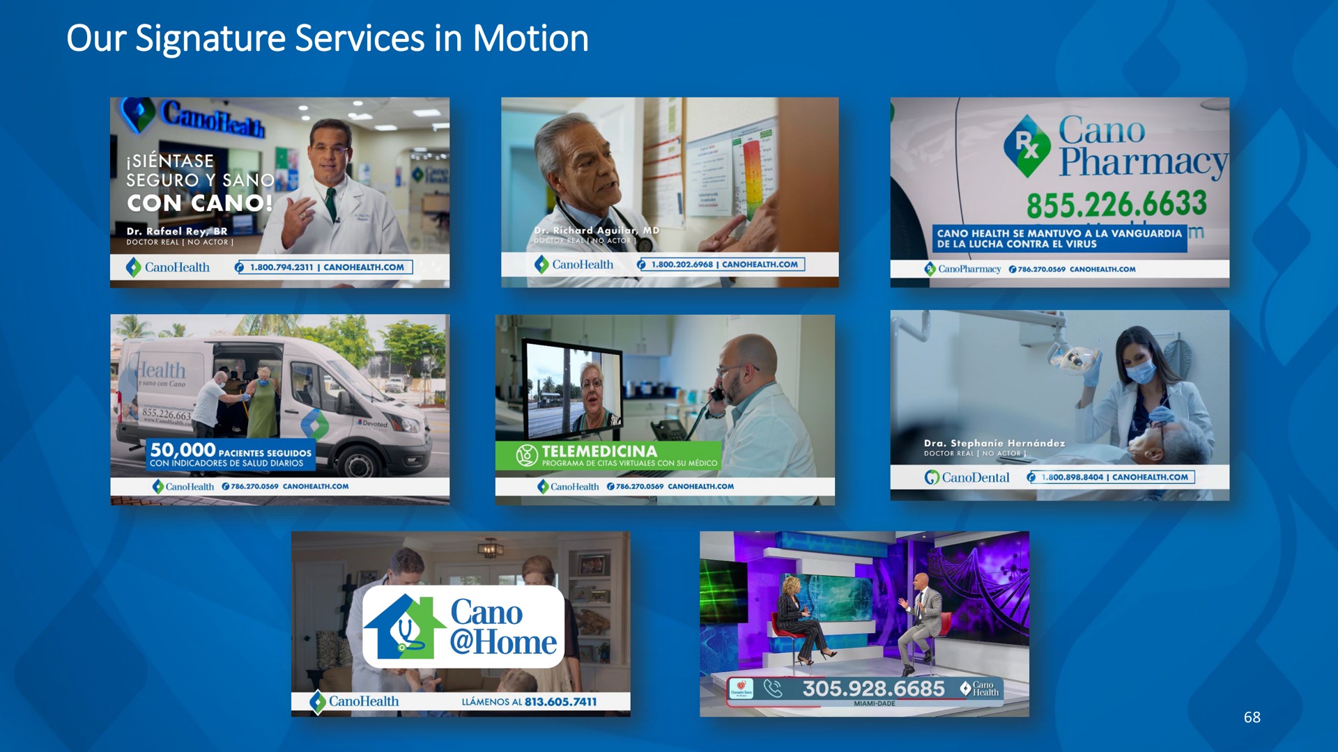 our signature services in motion | Cano Health