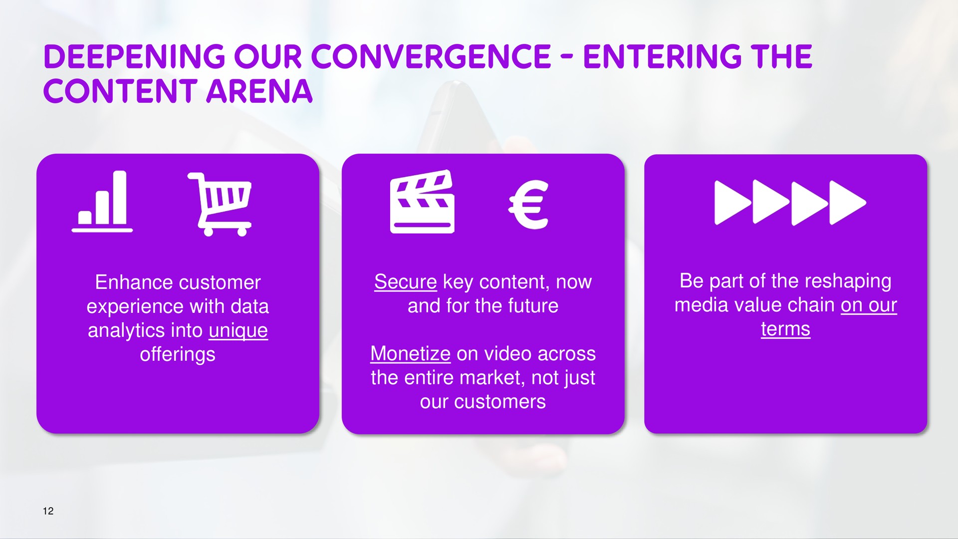 deepening our convergence entering the content arena | Telia Company