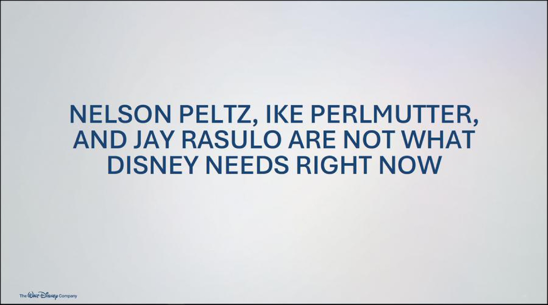 nelson and jay are not what needs right now | Disney