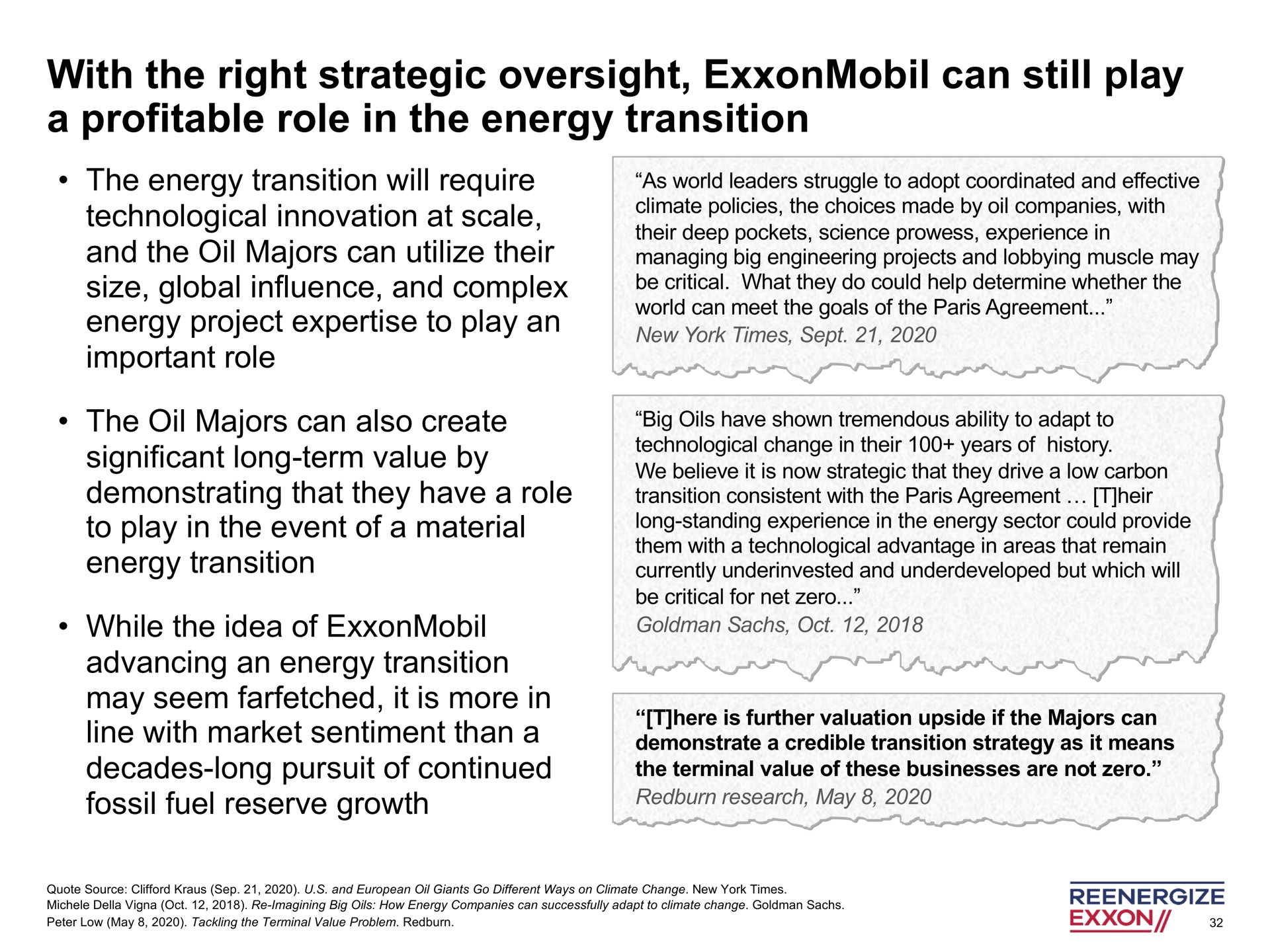 with the right strategic oversight can still play a profitable role in the energy transition | Engine No. 1