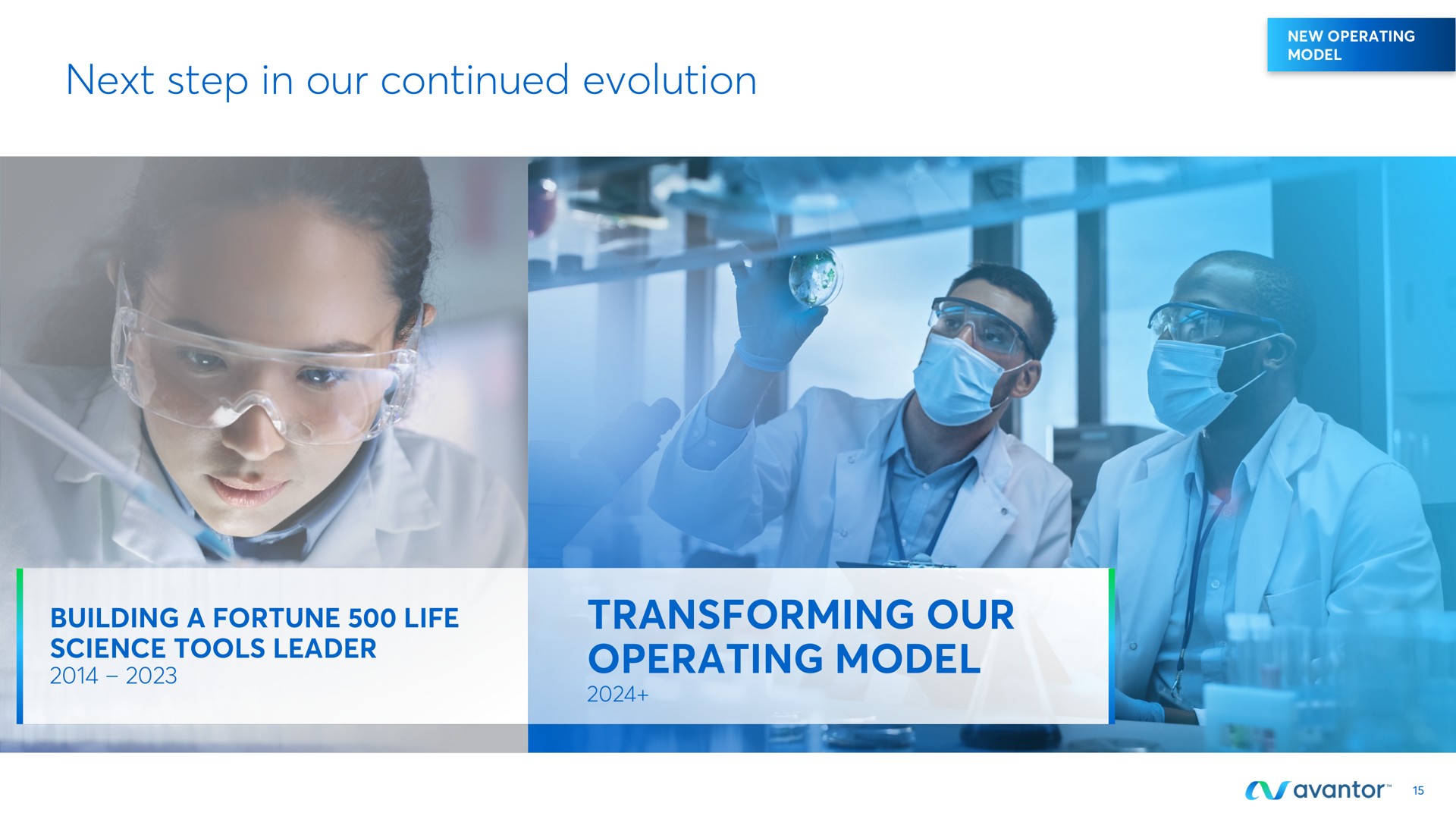 next step in our continued evolution transforming our operating model building a fortune life poe | Avantor