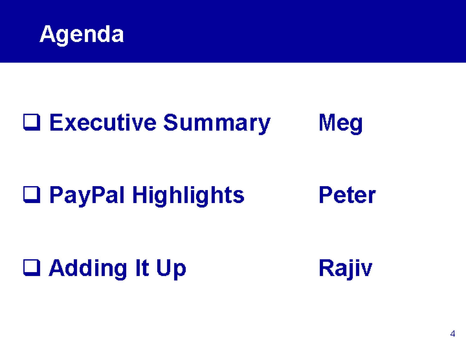 executive summary highlights peter adding it up | eBay
