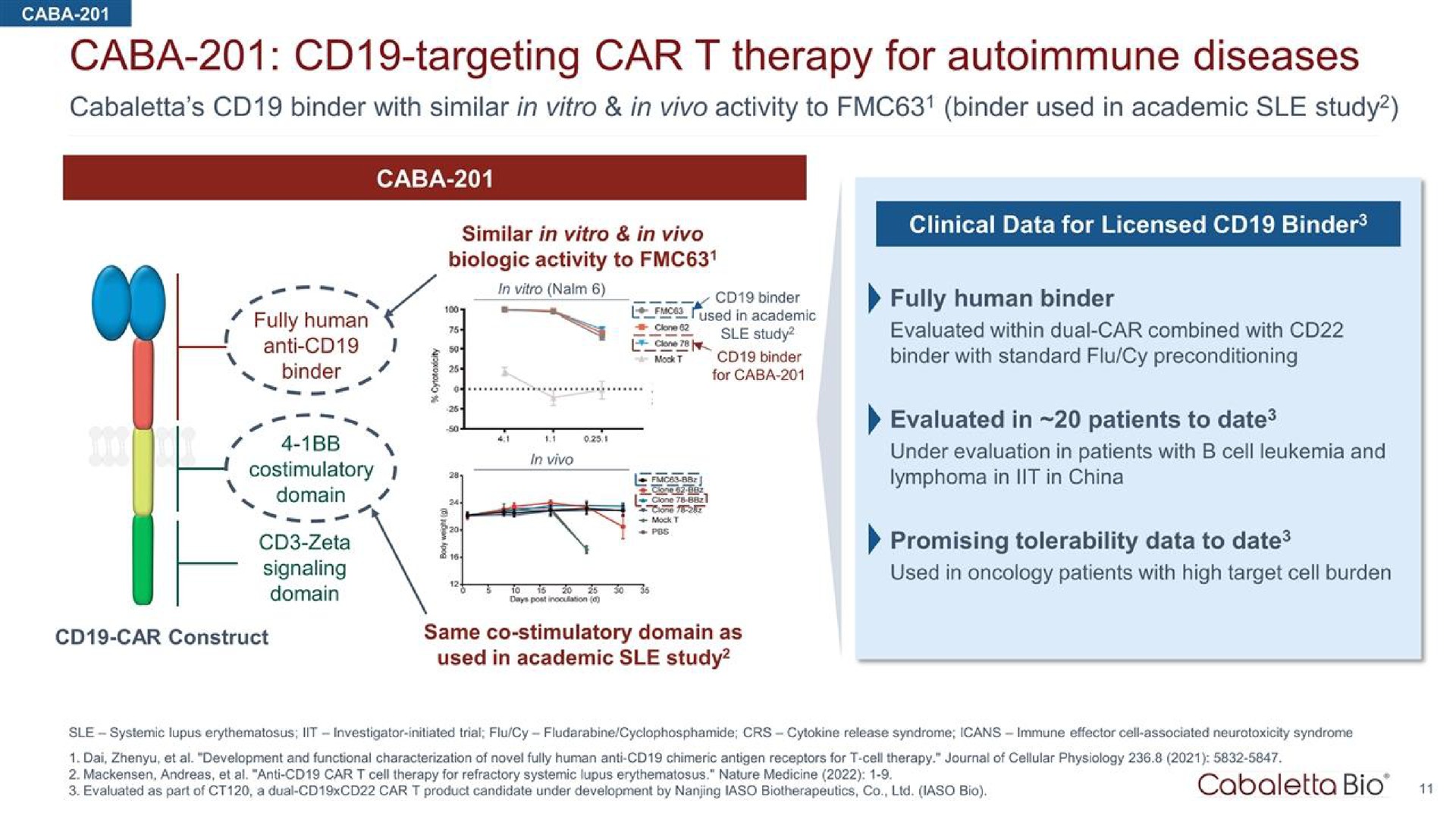 caba targeting car therapy for diseases | Cabaletta Bio