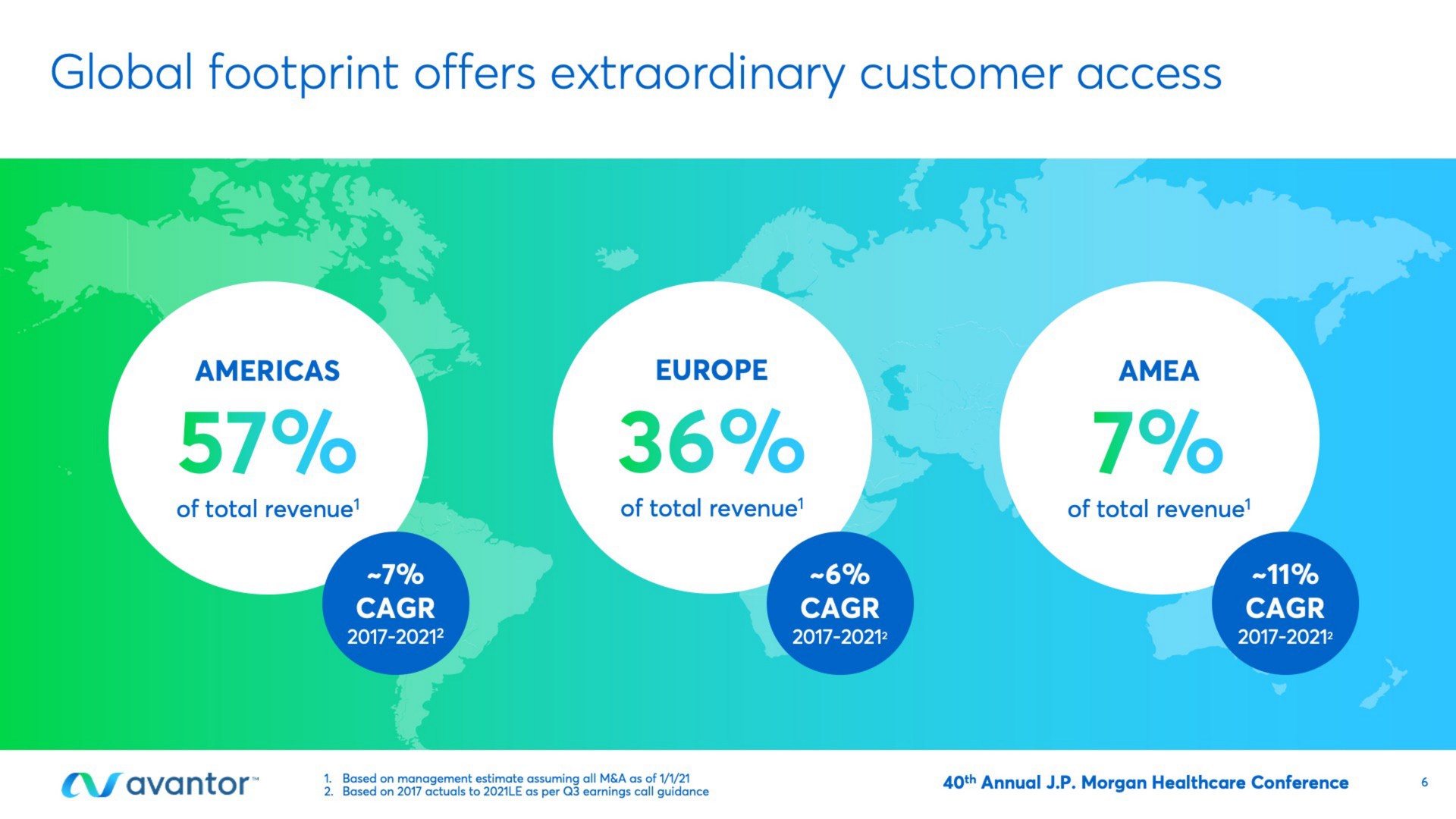 global footprint offers extraordinary customer access | Avantor