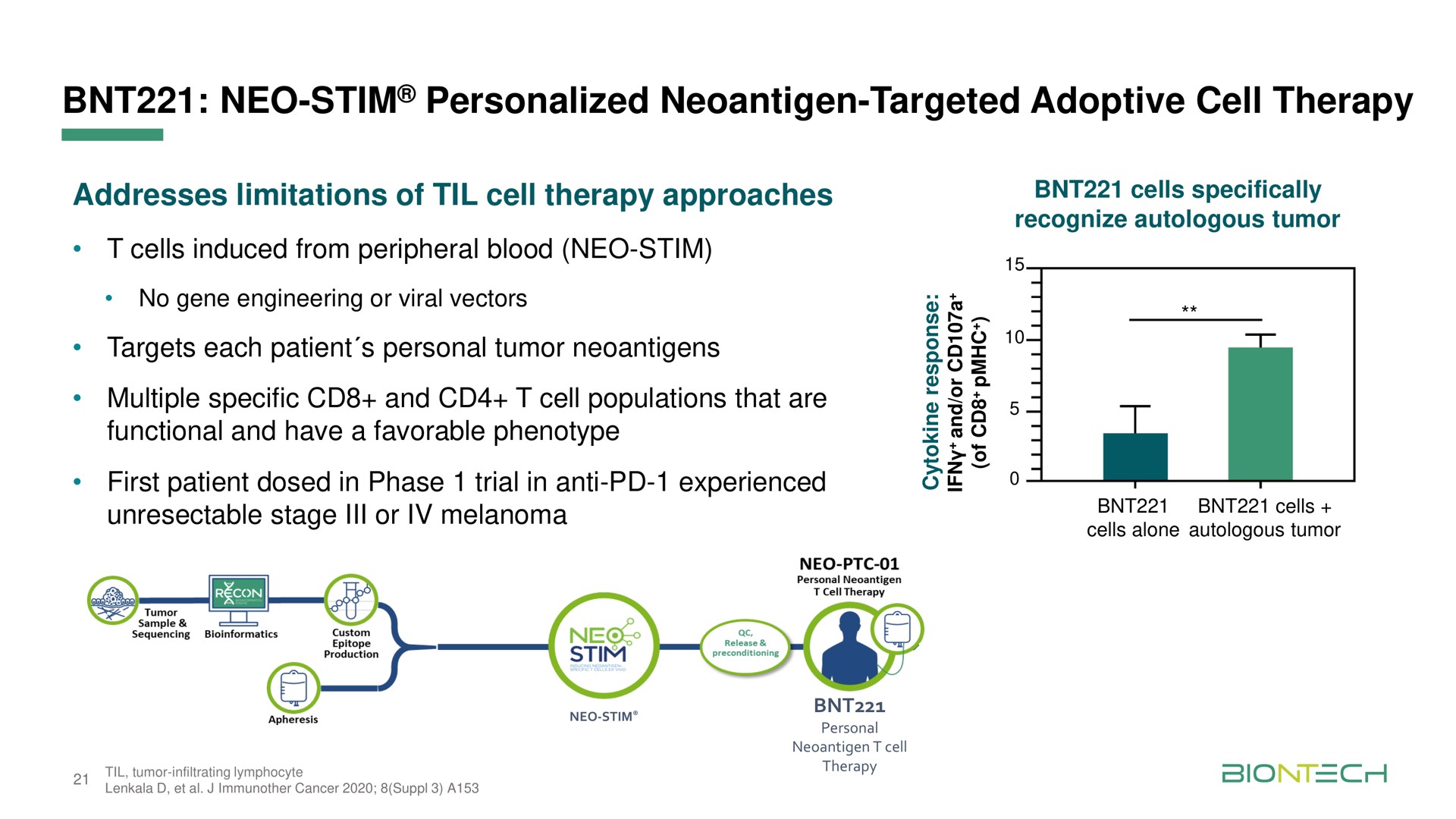 neo stim personalized targeted adoptive cell therapy addresses limitations of til cell therapy approaches | BioNTech