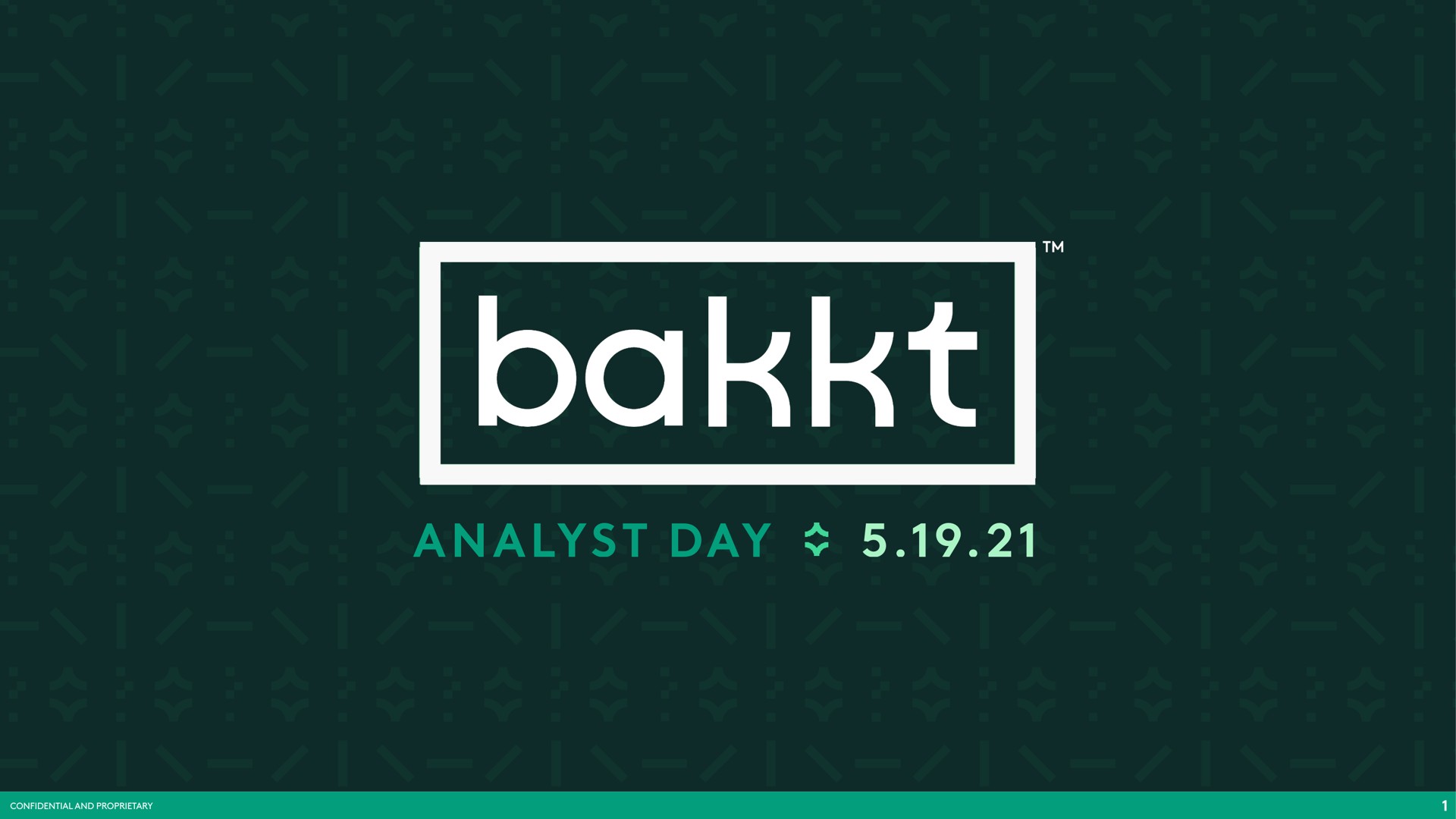 an a day | Bakkt