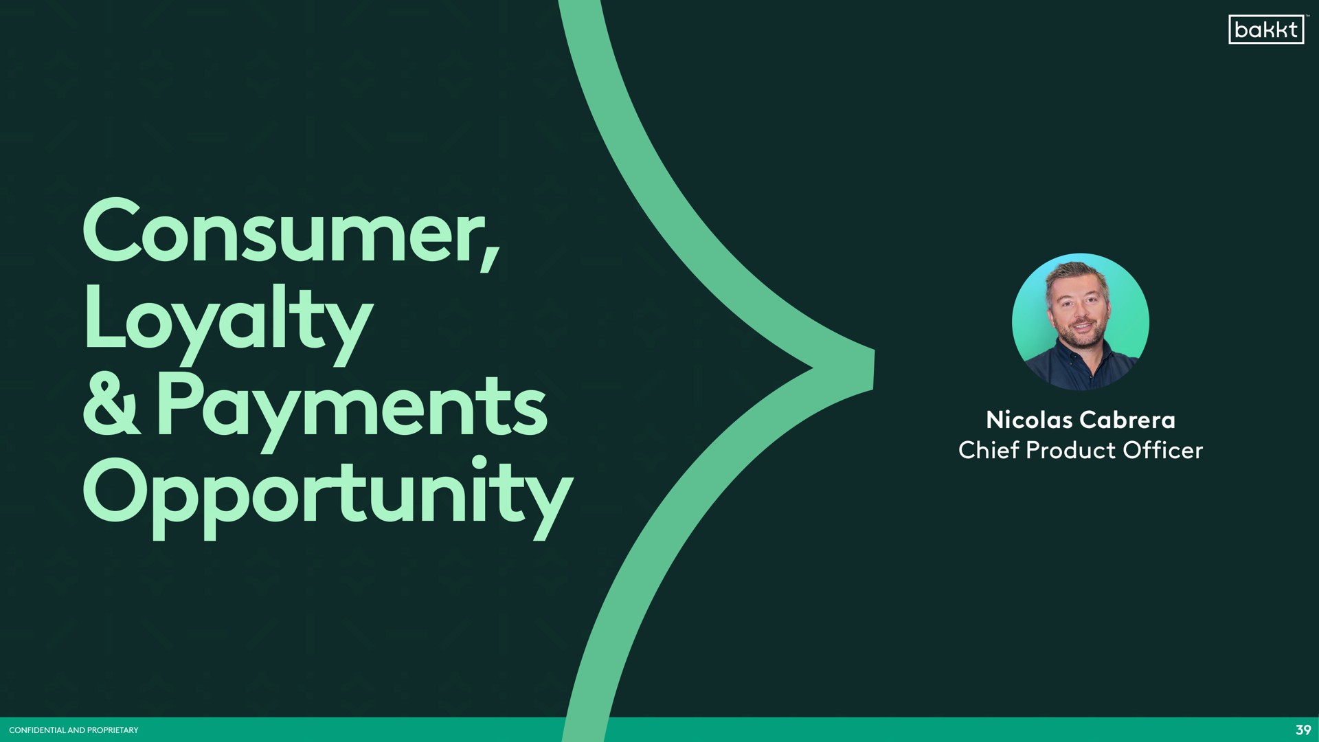 consumer loyalty payments opportunity chief product officer | Bakkt