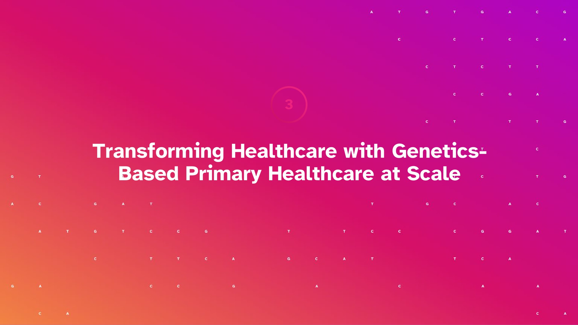 transforming with genetics based primary at scale | 23andMe