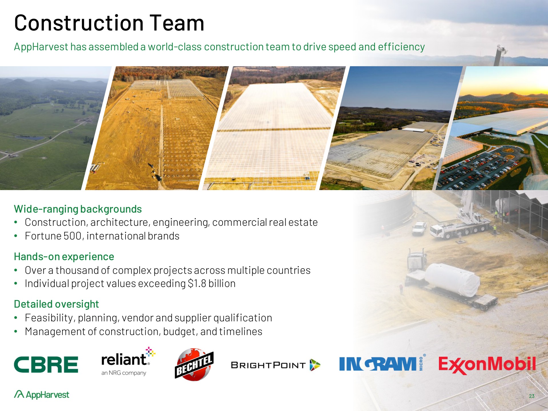 construction team | AppHarvest