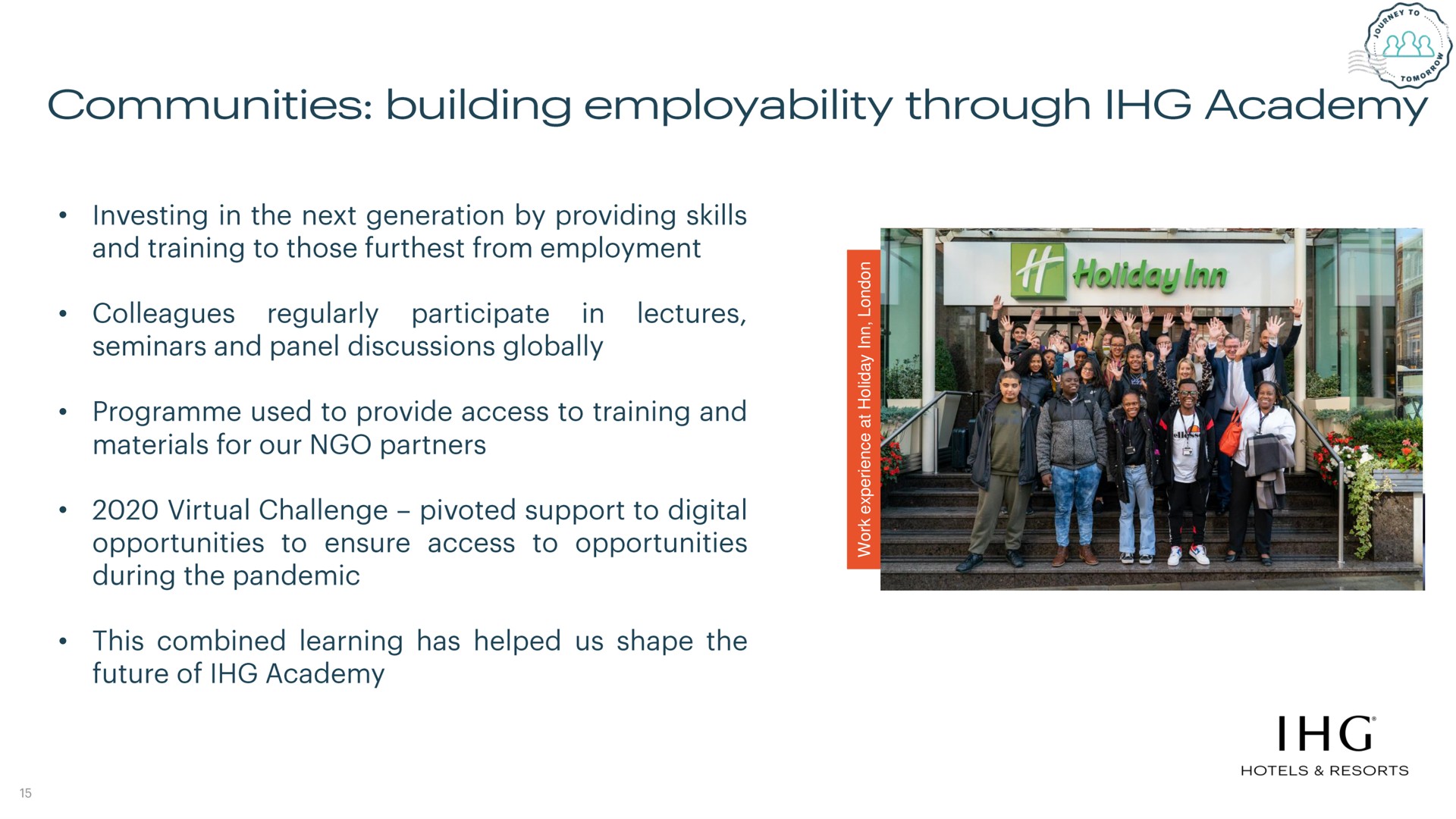 communities building employability through academy | IHG Hotels
