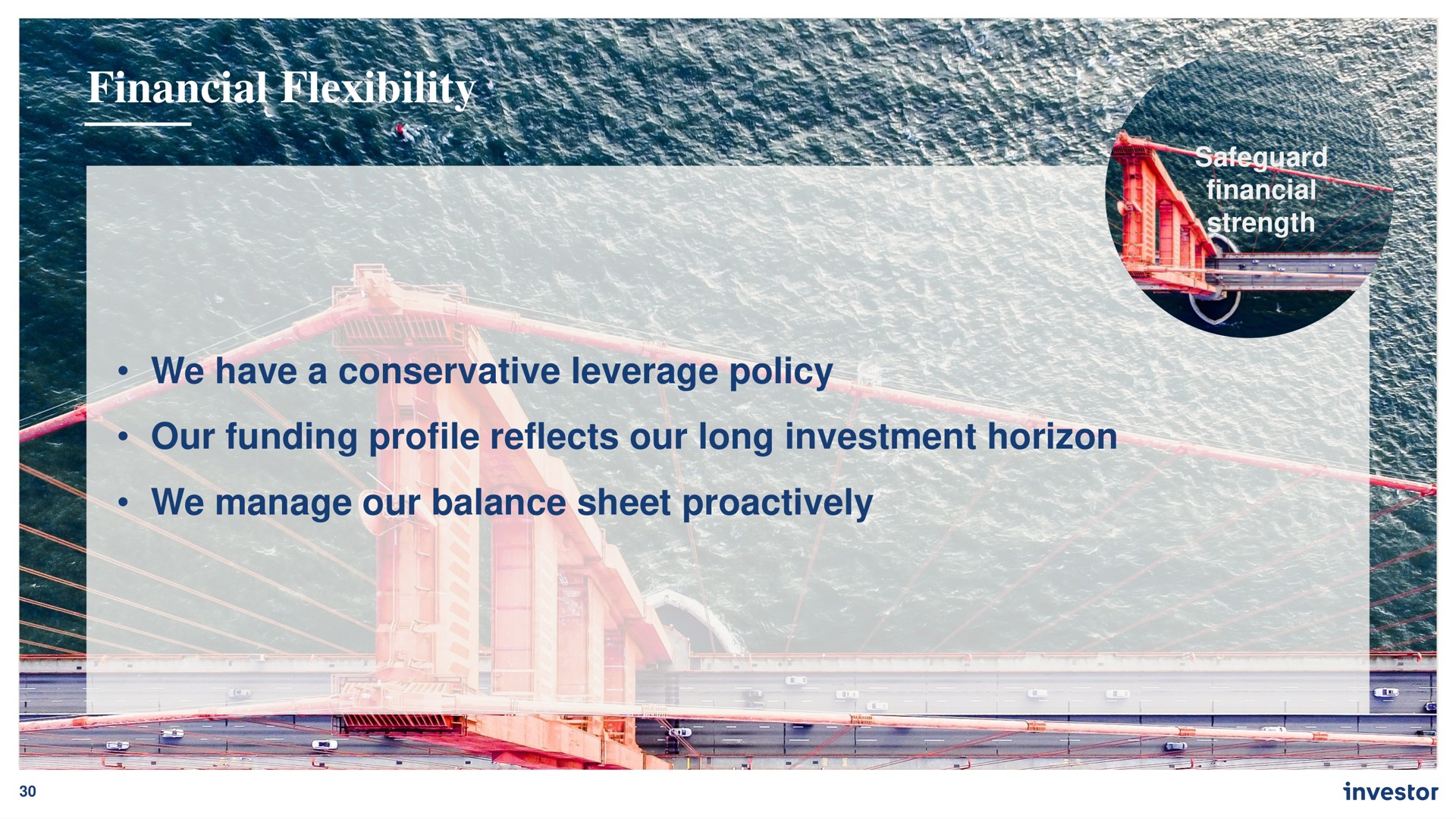 financial flexibility our funding profile reflects our long investment horizon we manage our balance sheet | Investor AB