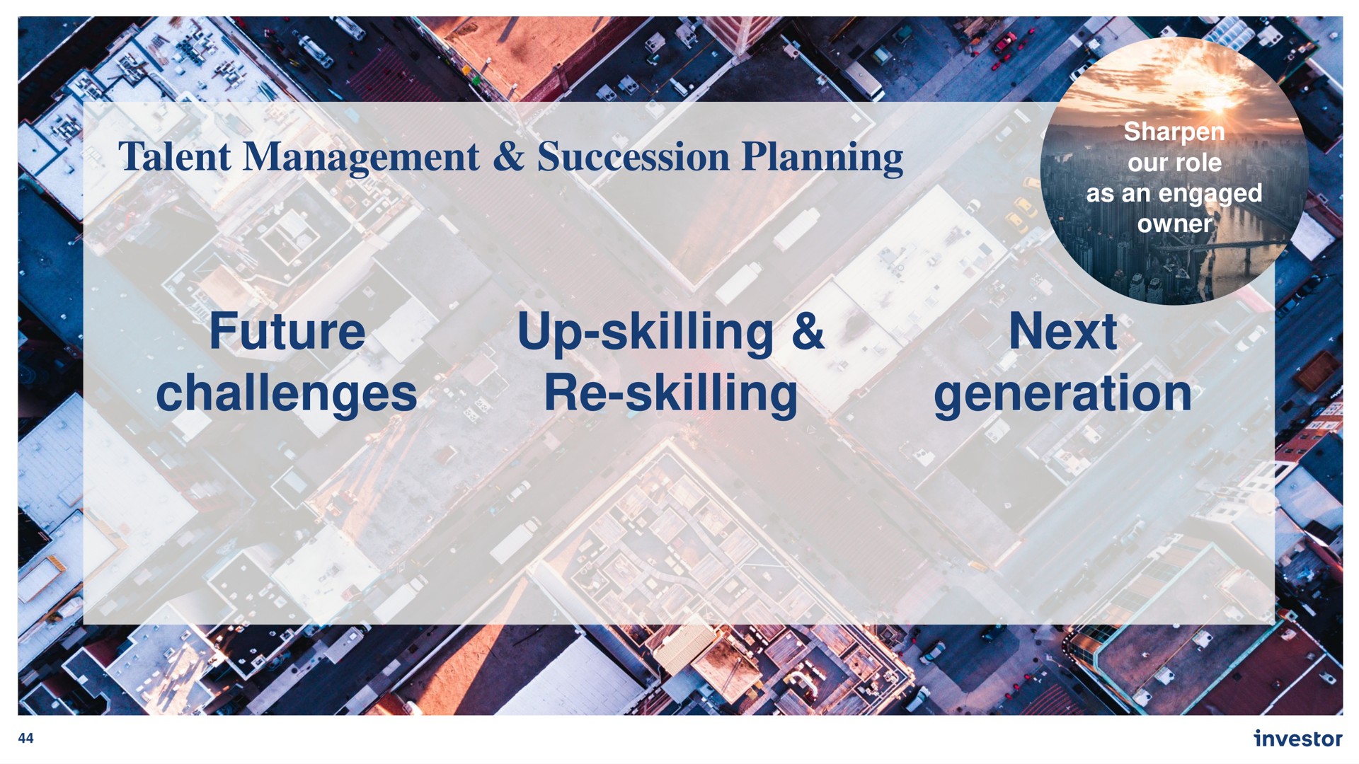 talent management succession planning future challenges up skilling skilling next generation | Investor AB