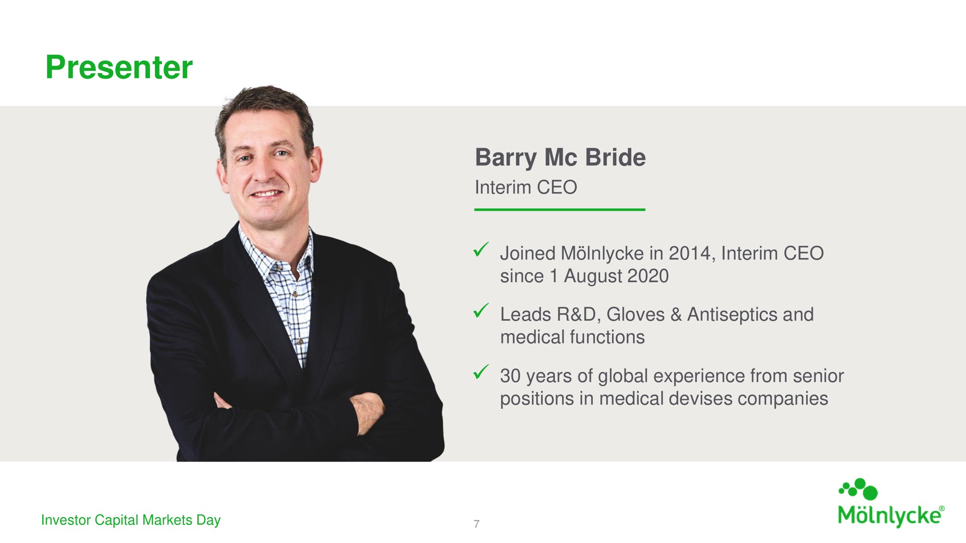 presenter barry bride | Investor AB