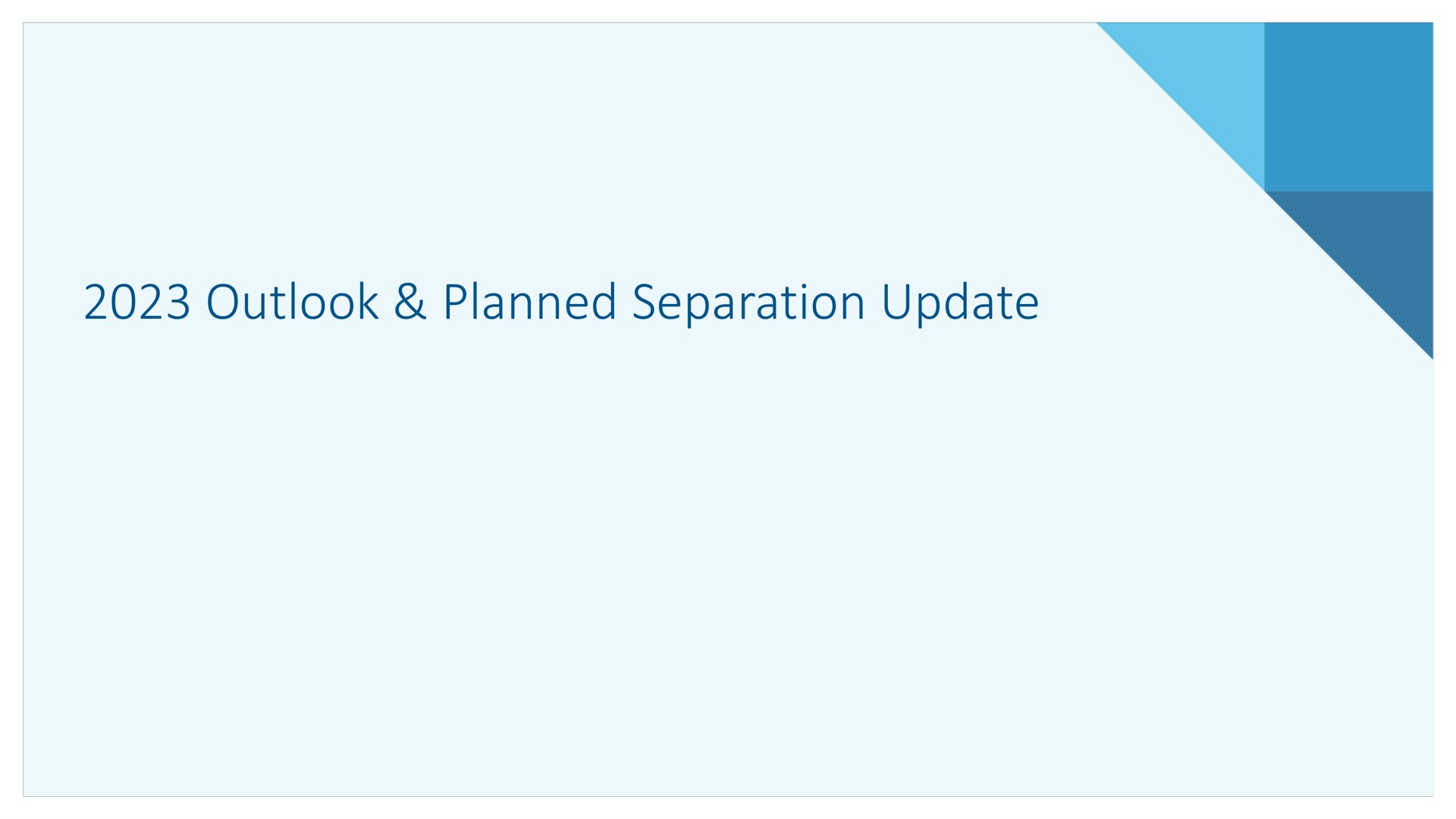 outlook planned separation update | Alkermes