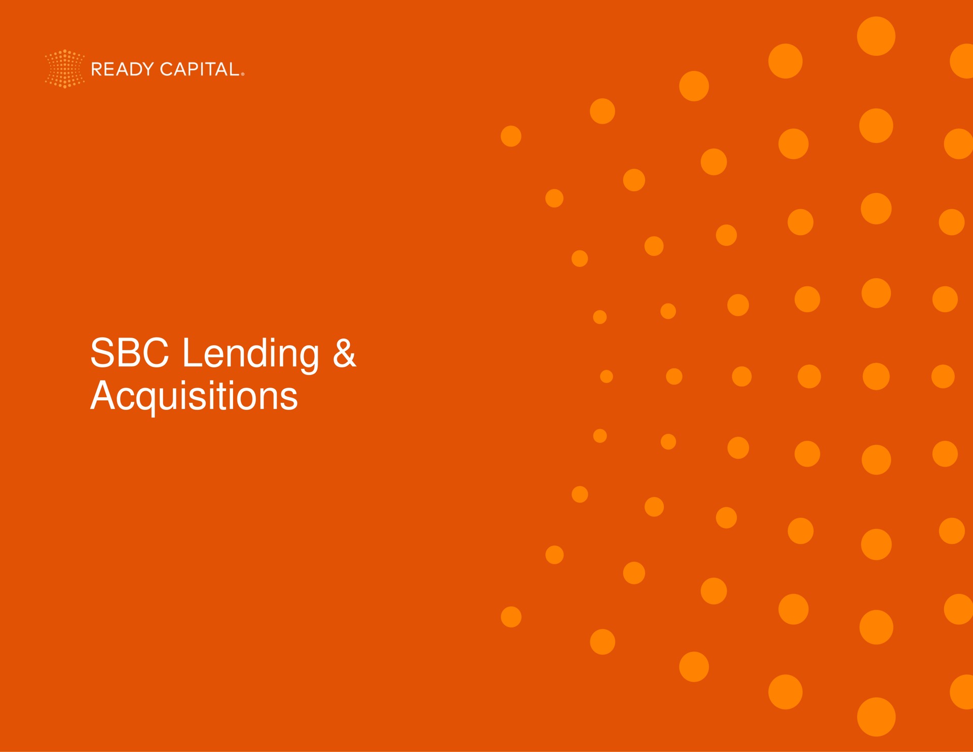 lending acquisitions | Ready Capital