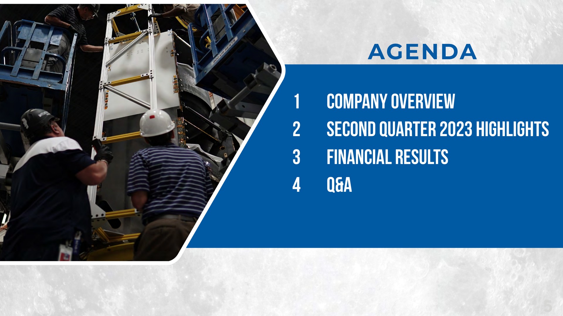 agenda company overview second quarter highlights financial results a | Intuitive Machines