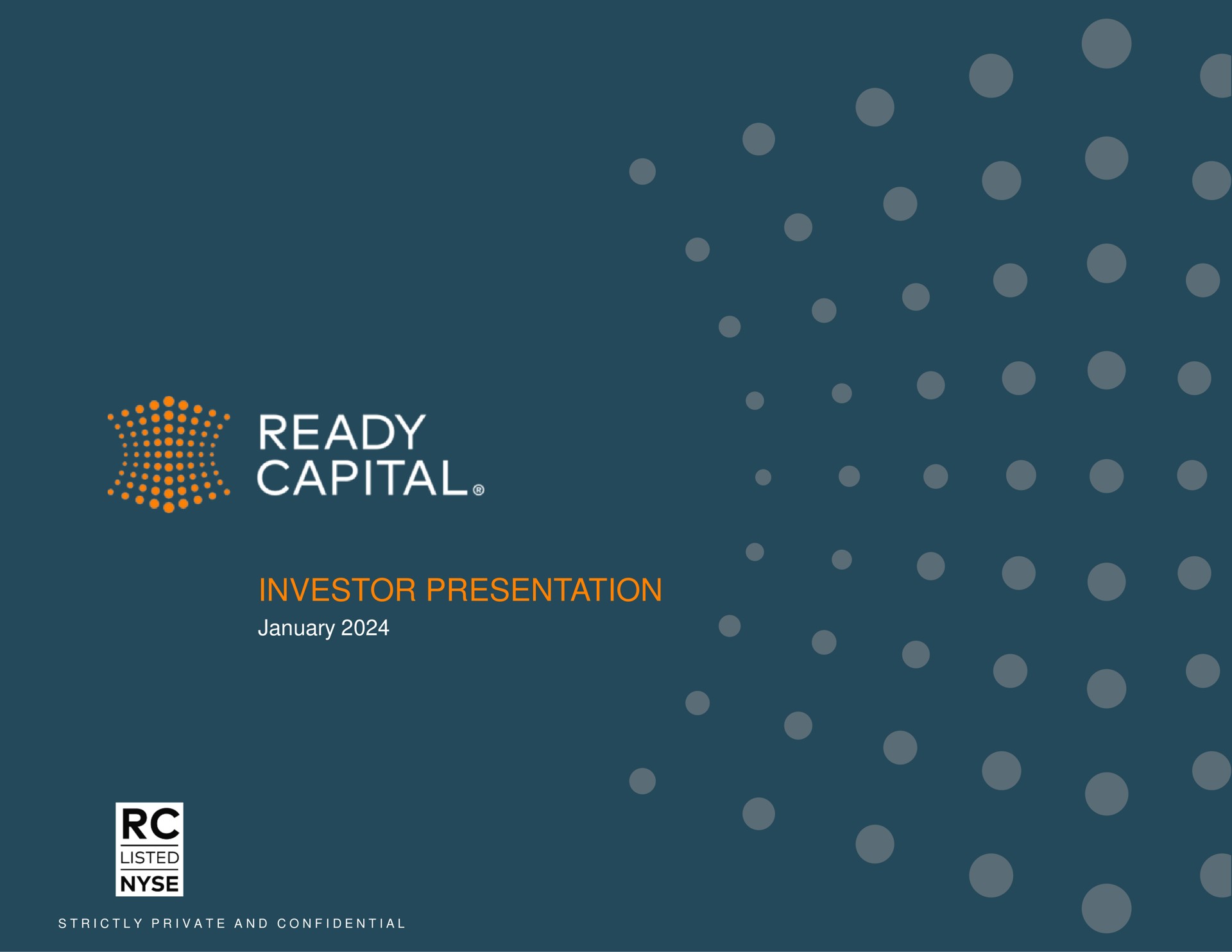investor presentation ready capital | Ready Capital