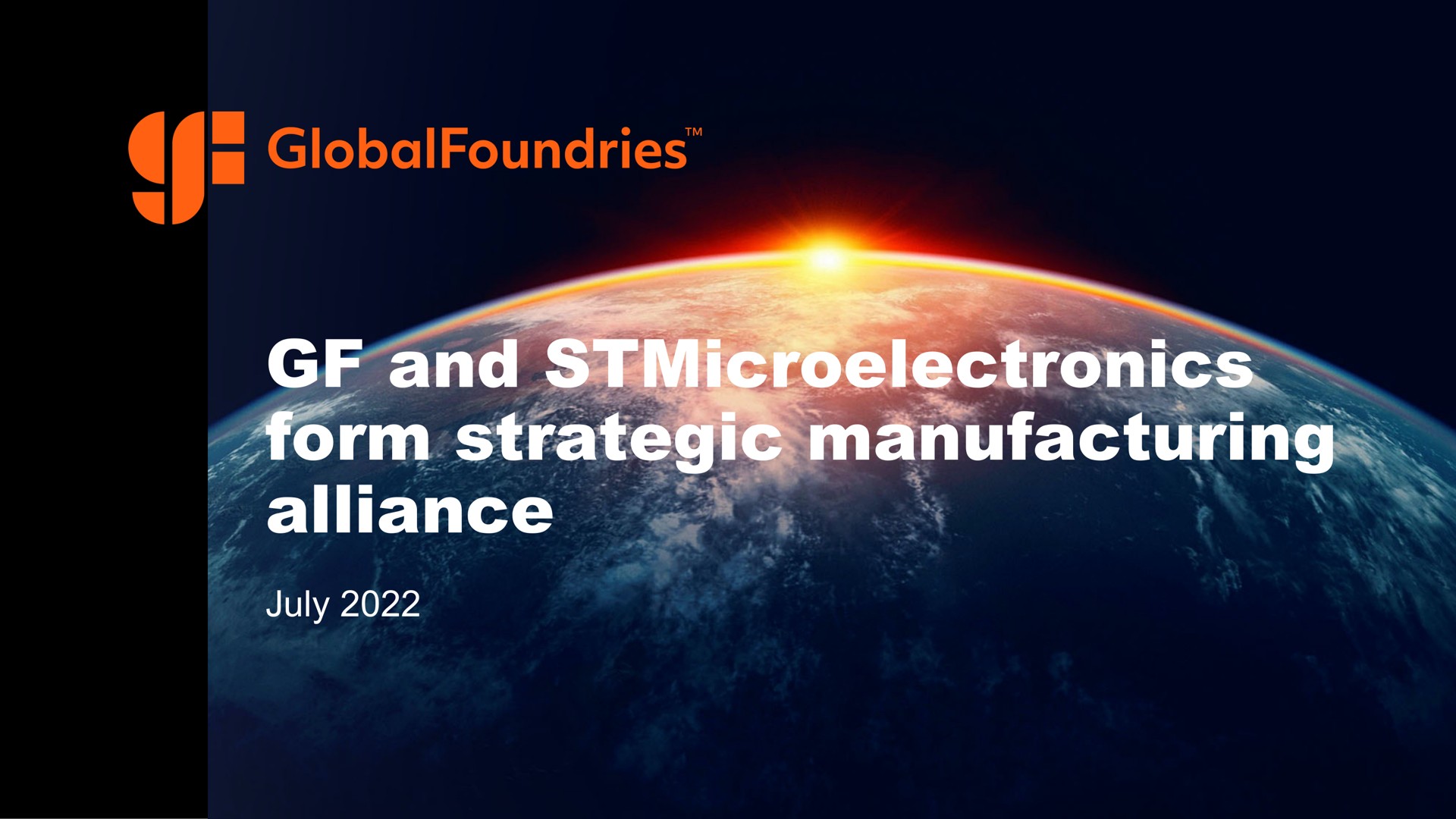 and form strategic manufacturing alliance an | GlobalFoundries