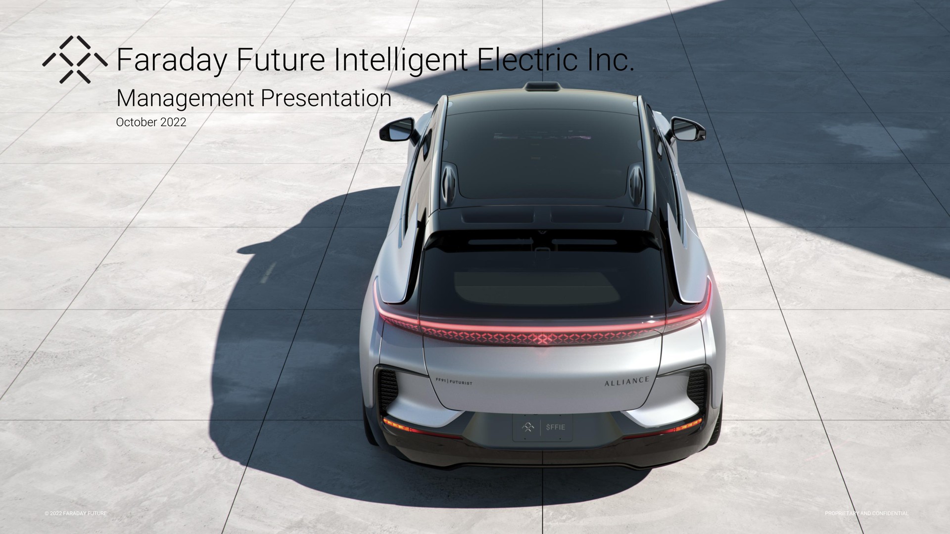 faraday future intelligent electric management presentation | Faraday Future