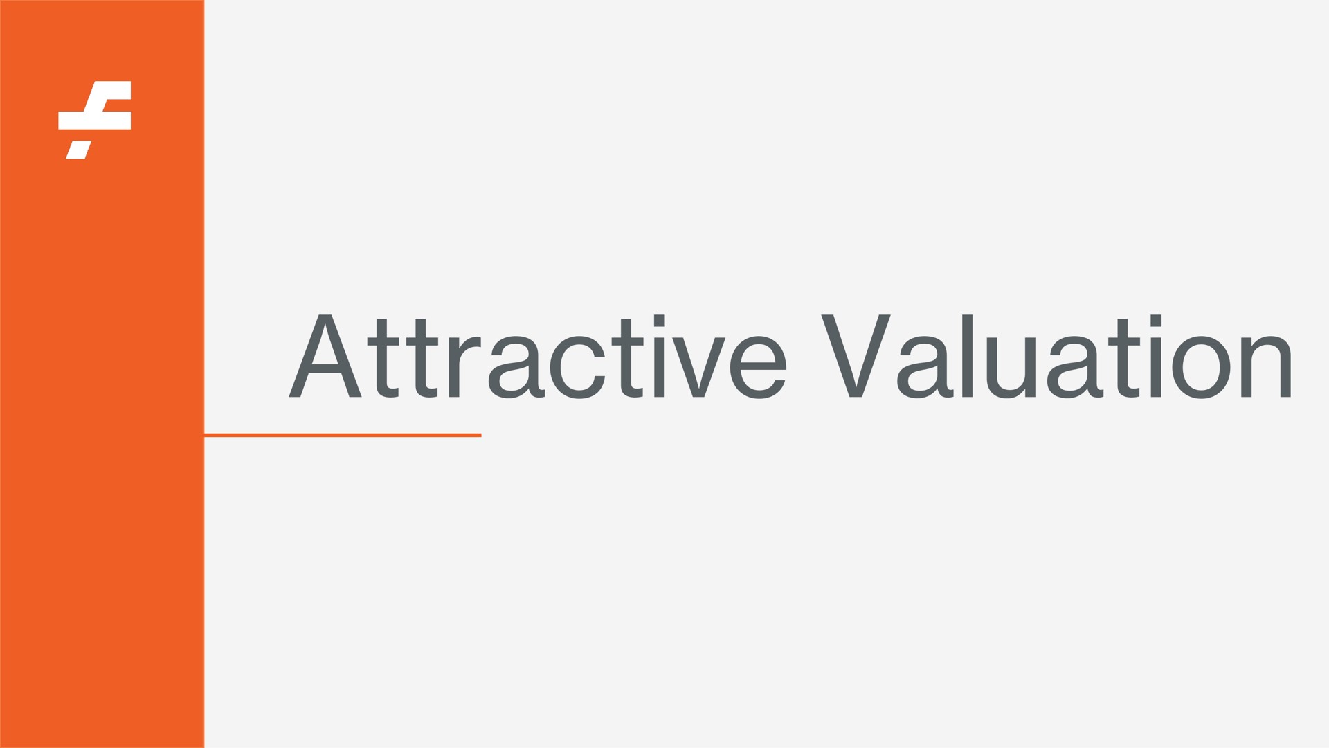 attractive valuation | Forge