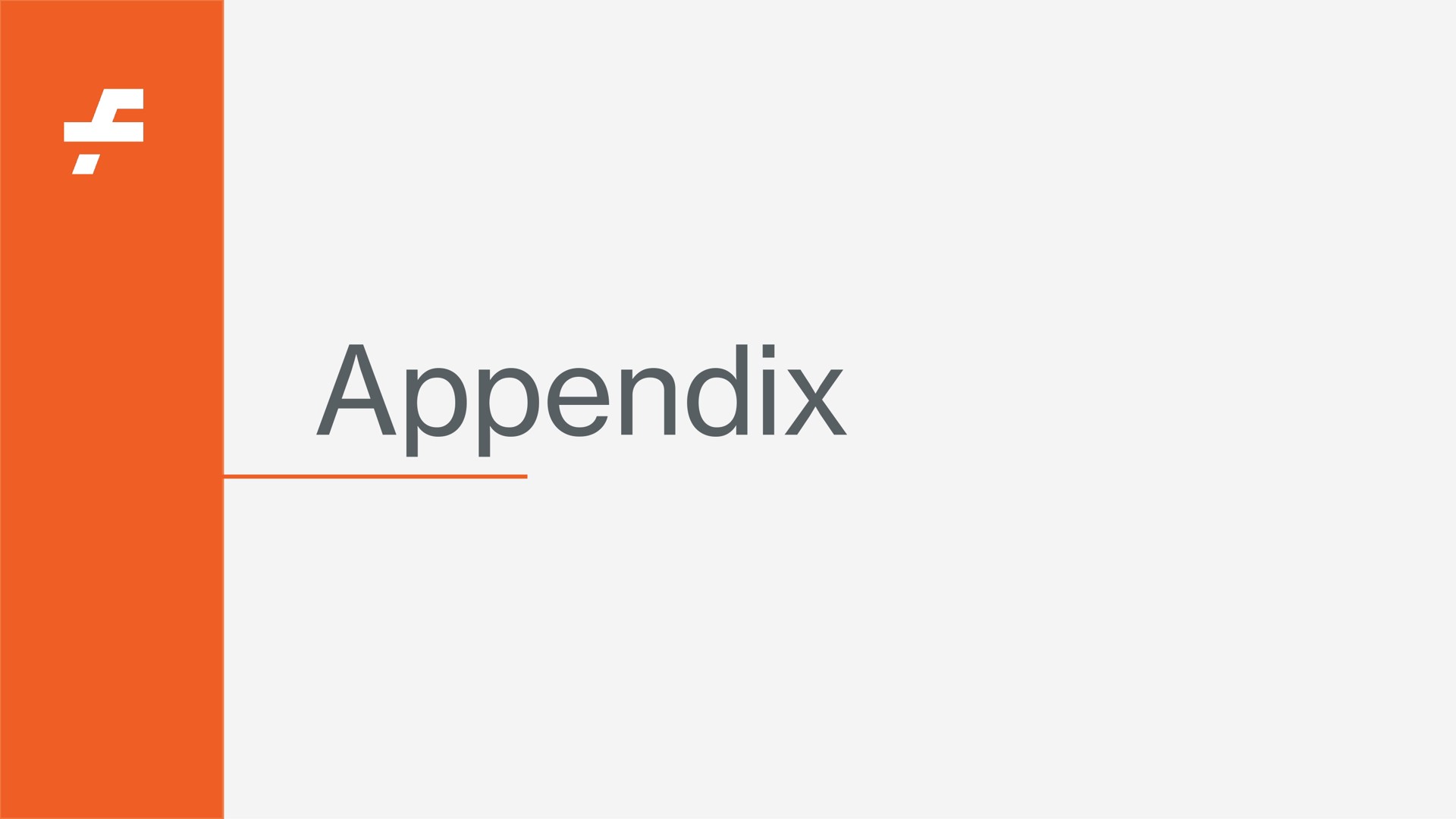 appendix | Forge