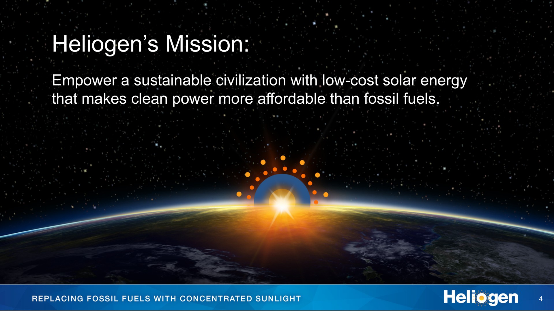 mission empower a sustainable civilization with low cost solar energy that makes clean power more affordable than fossil fuels | Heliogen