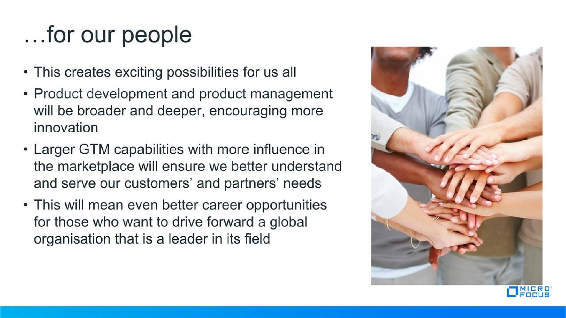 for our people | Micro Focus