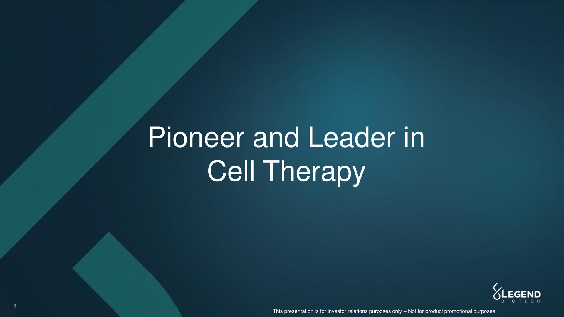 pioneer and leader in cell therapy | Legend Biotech