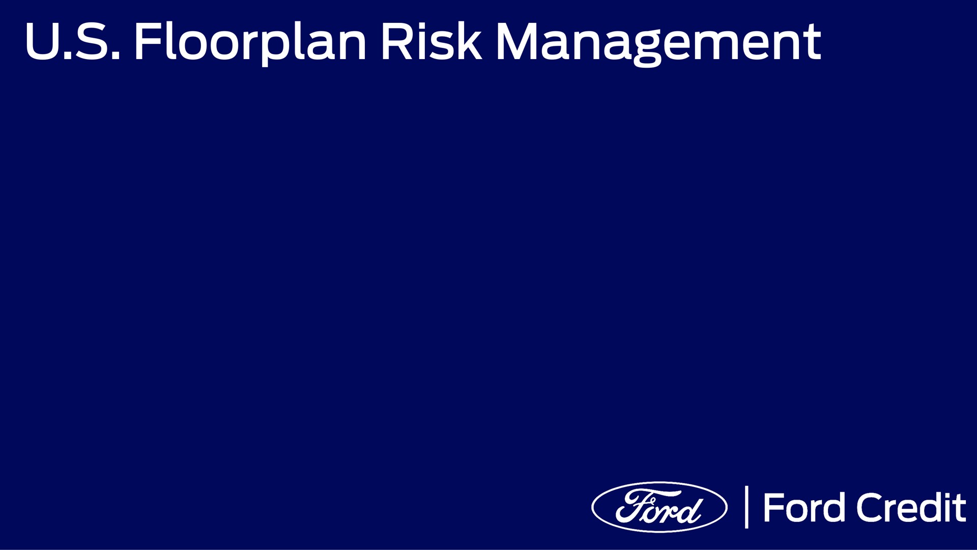 risk management | Ford Credit