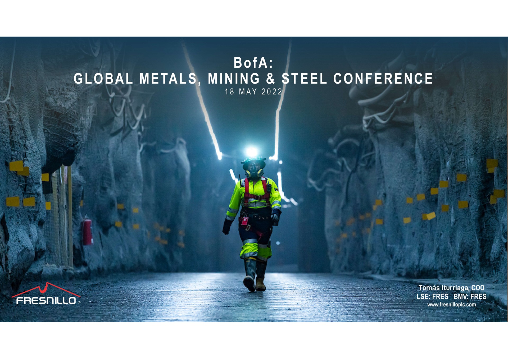 a a i i see global metals mining steel conference may | Fresnillo