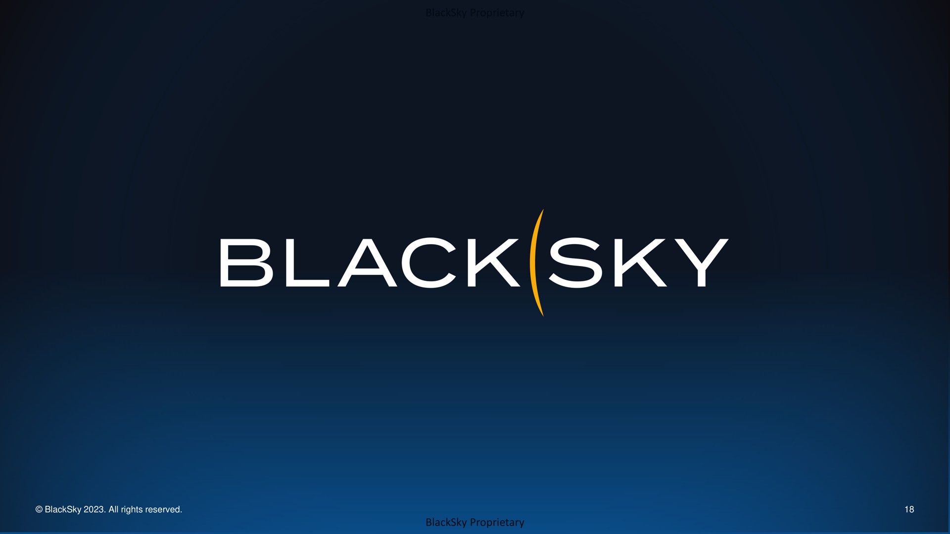 black sky | BlackSky