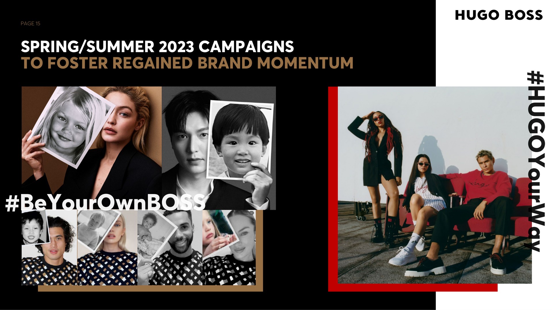 page spring summer campaigns to foster regained brand momentum boss | Hugo Boss