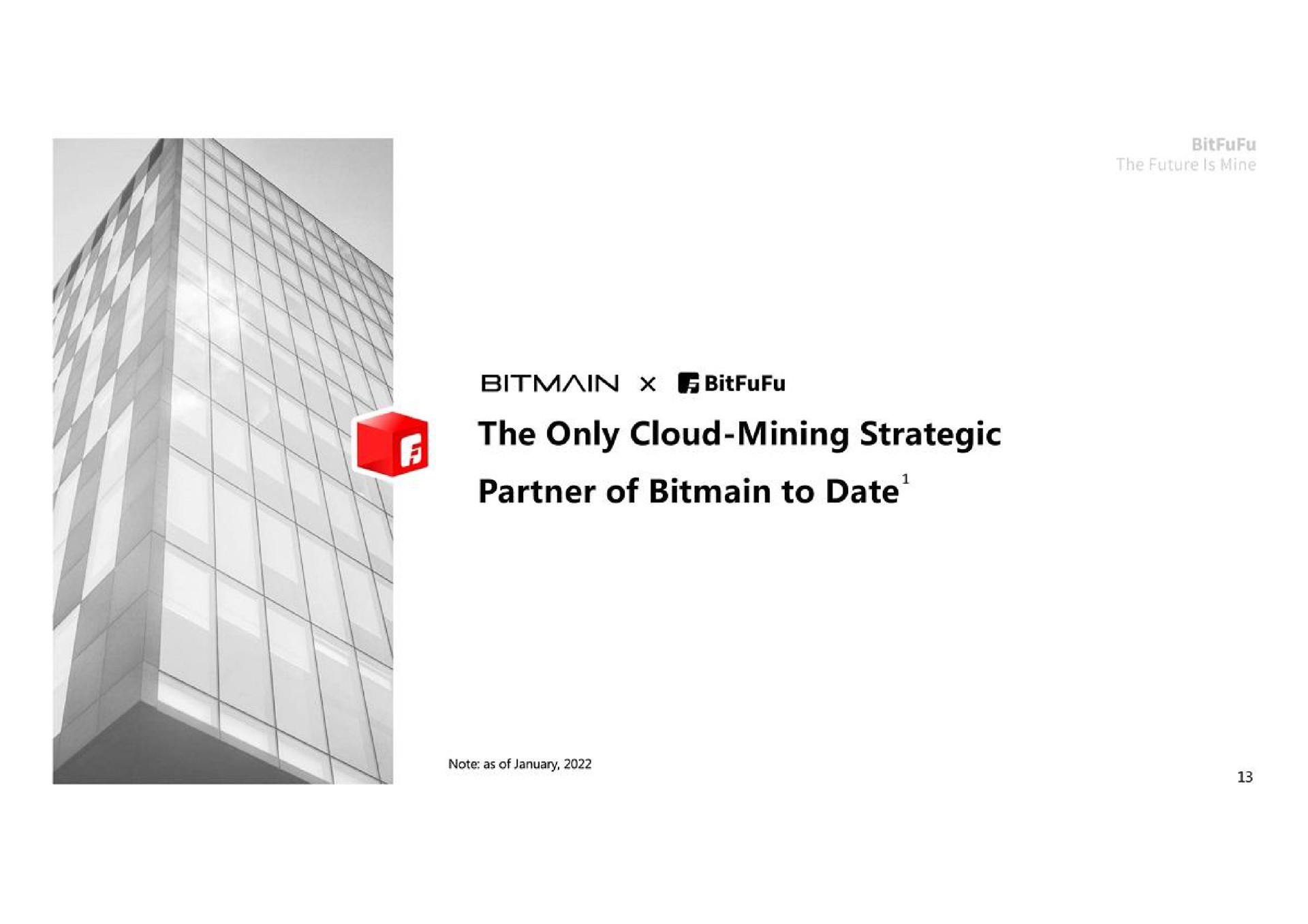 the only cloud mining strategic partner of to date | BitFuFu