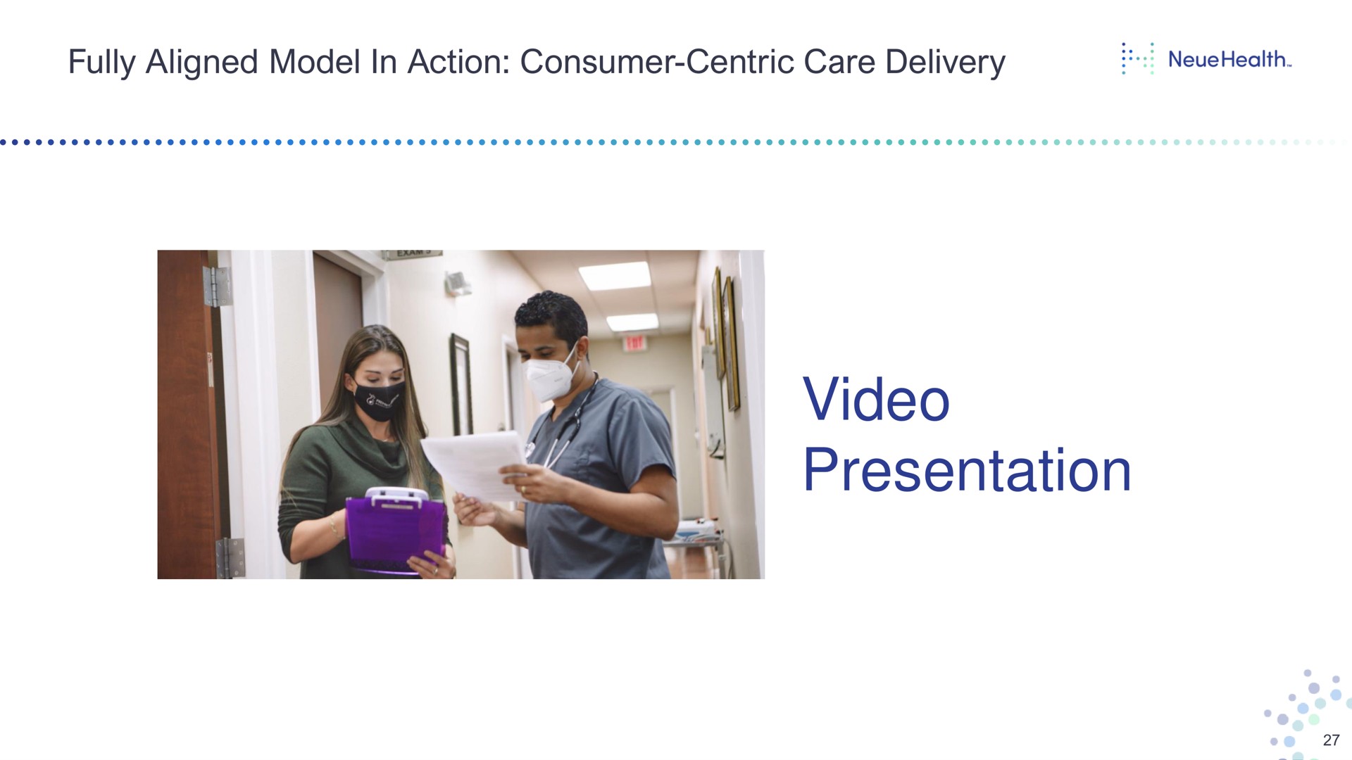 fully aligned model in action consumer centric care delivery video presentation be | Bright Health Group