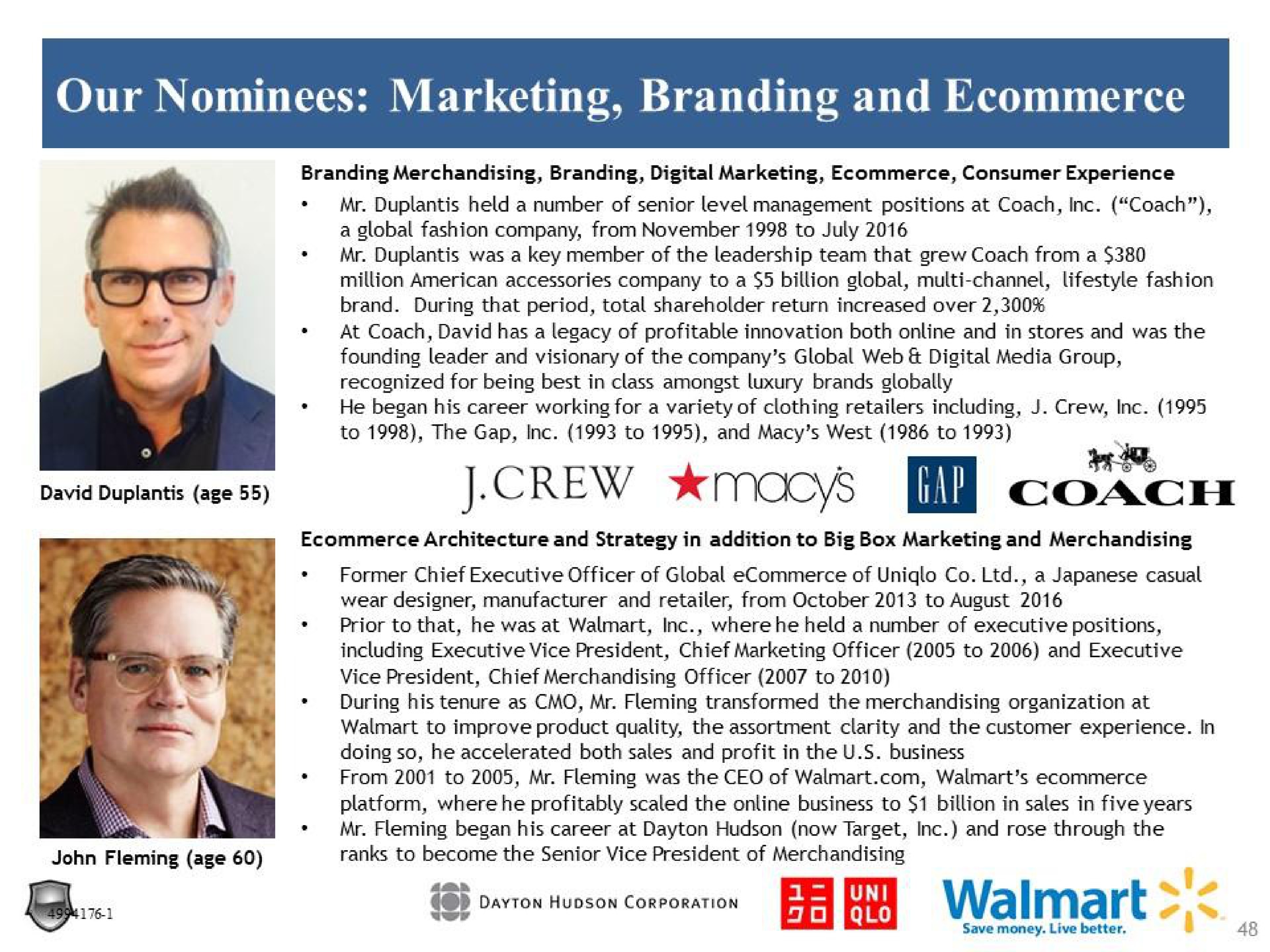 our nominees marketing branding and crew coach | Legion Partners